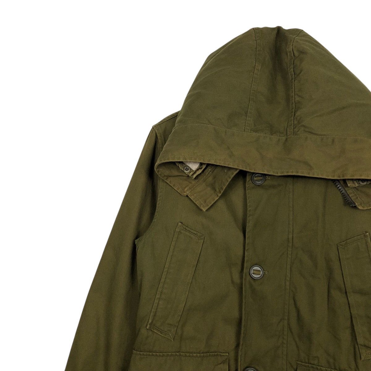 Japanese Brand 🔥 JOURNAL STANDARD Sherpa-Lined Hooded M-65 Field Jacket Size US M / EU 48-50 / 2 - 8 Thumbnail