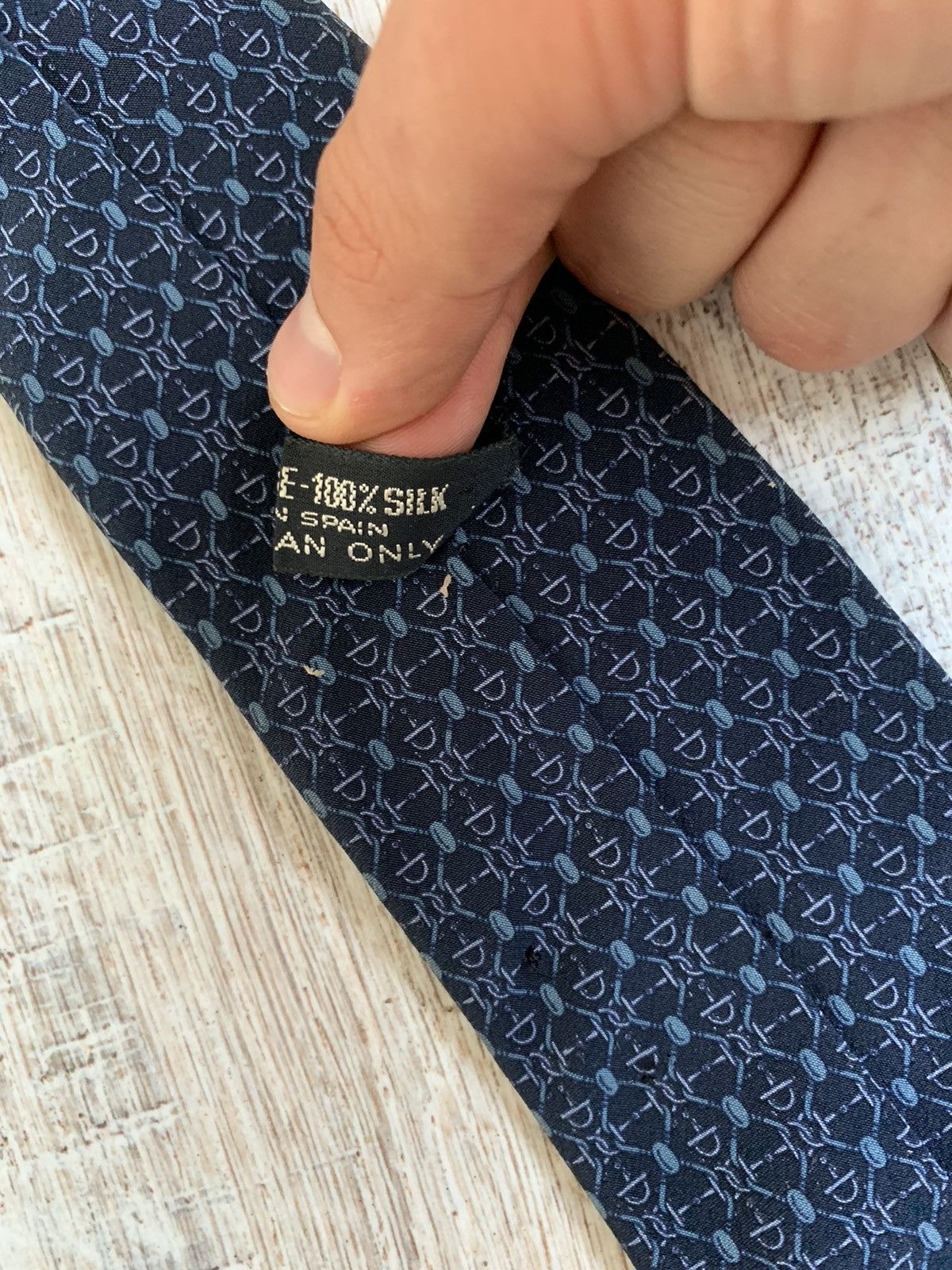 Celine × Vintage Vintage Celine Paris Silk Tie Size ONE SIZE - 7 Thumbnail