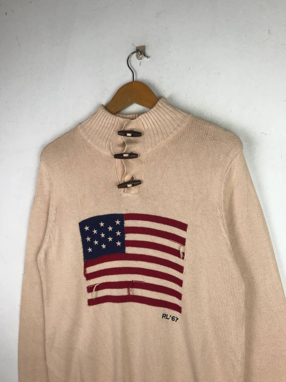 Polo Ralph Lauren Vintage Polo Ralph Lauren Flag Knitwear Rare Design Size US M / EU 48-50 / 2 - 3 Thumbnail