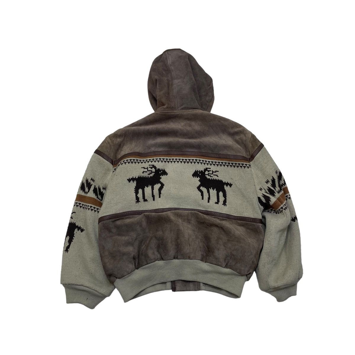 Native Vintage Japanese Brand ALLIX Shearling Native Suede Jacket Size US L / EU 52-54 / 3 - 1 Thumbnail