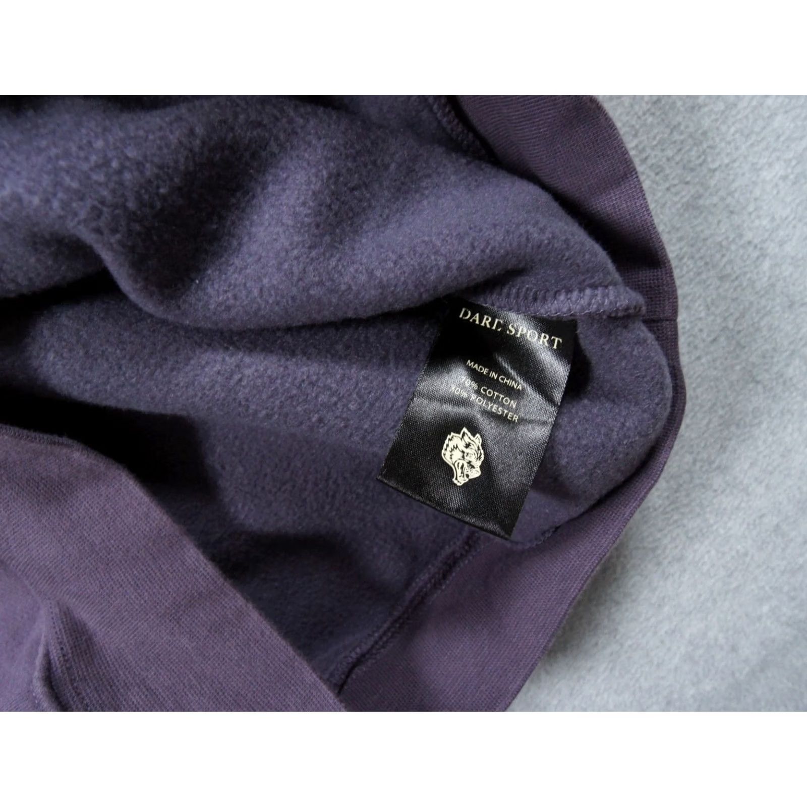 Darc Sport Darc Sport Sweatshirt Adult XS Oversized Purple 1/4 Zip Pullover Wolves Gym Mens Size US XS / EU 42 / 0 - 7 Thumbnail