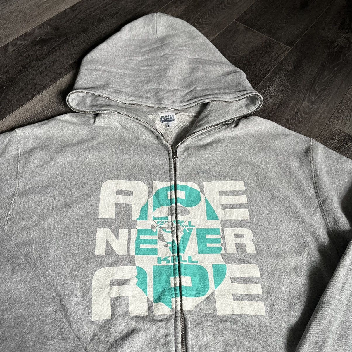 Bape Rare OG 2005 A Bathing Ape Bape x Kaws ASNKA Full Zip Hoodie Size US XL / EU 56 / 4 - 1 Thumbnail