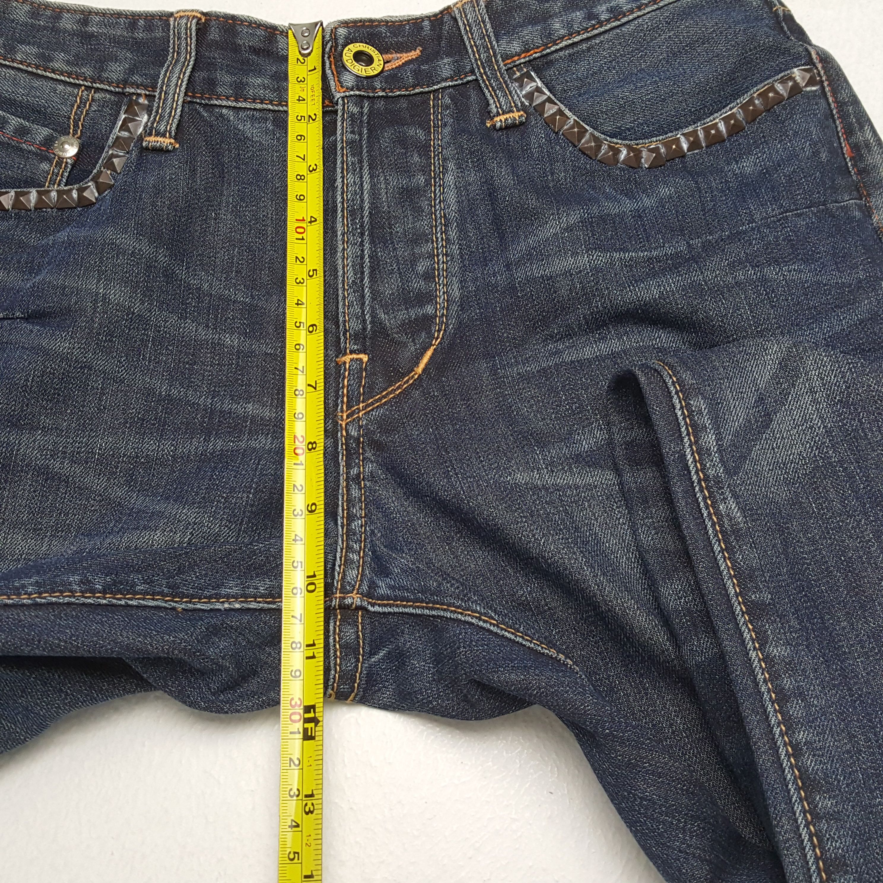 Christian Audigier × Designer × Vintage CHRISTIAN AUDIGIER Denim Fashion Designer Custom Art Jeans Size US 30 / EU 46 - 8 Thumbnail