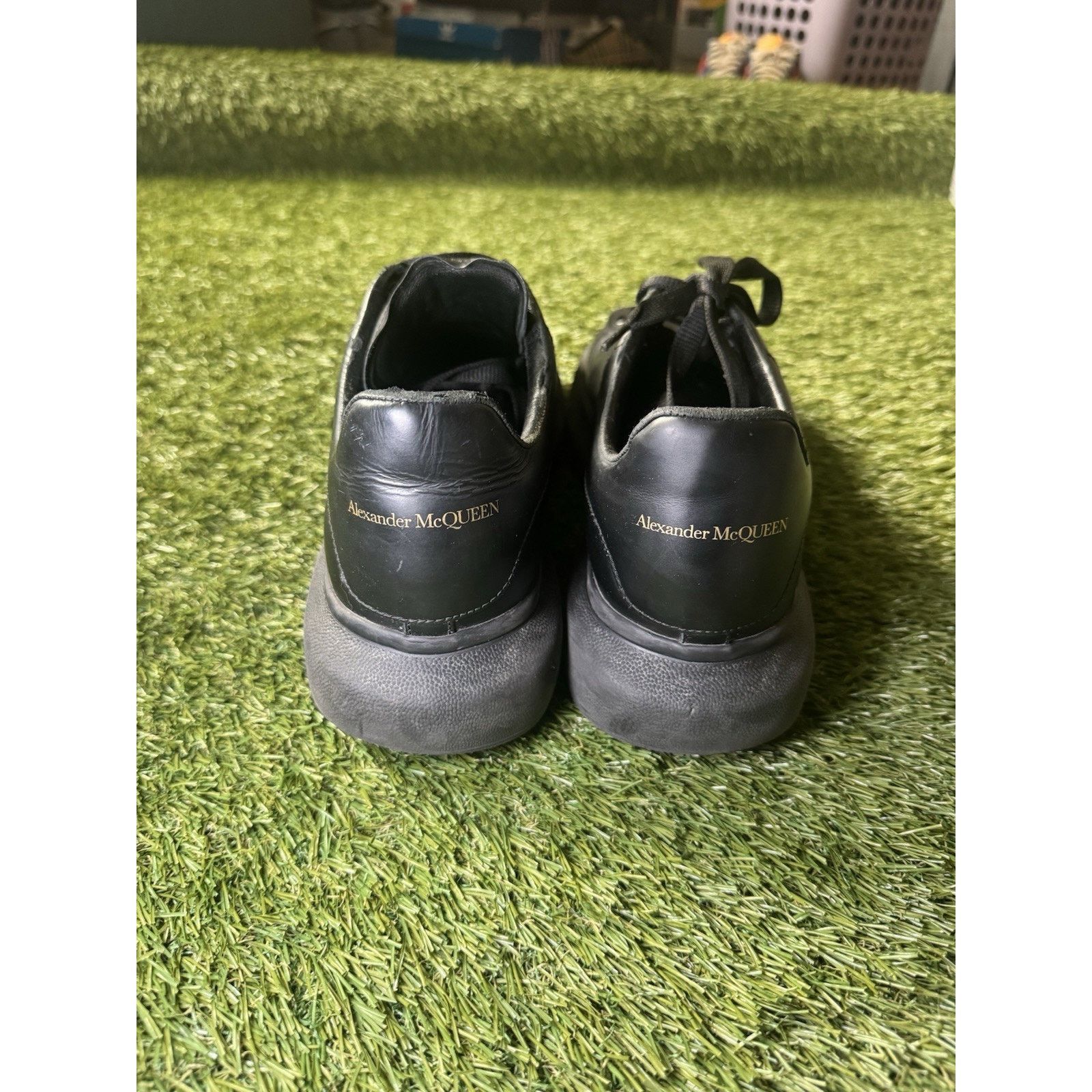 Alexander McQueen Alexander McQueen Oversized Sneaker Men’s All Black Size US 12 / EU 45 - 3 Thumbnail