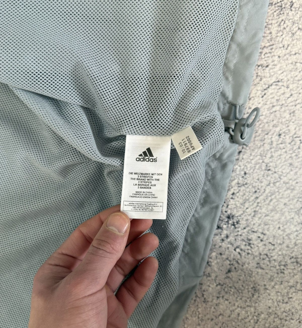 Adidas Vintage Adidas Tracksuit Men L XL Navy Blue Y2K 2003 UK42/44 Size US L / EU 52-54 / 3 - 13 Thumbnail