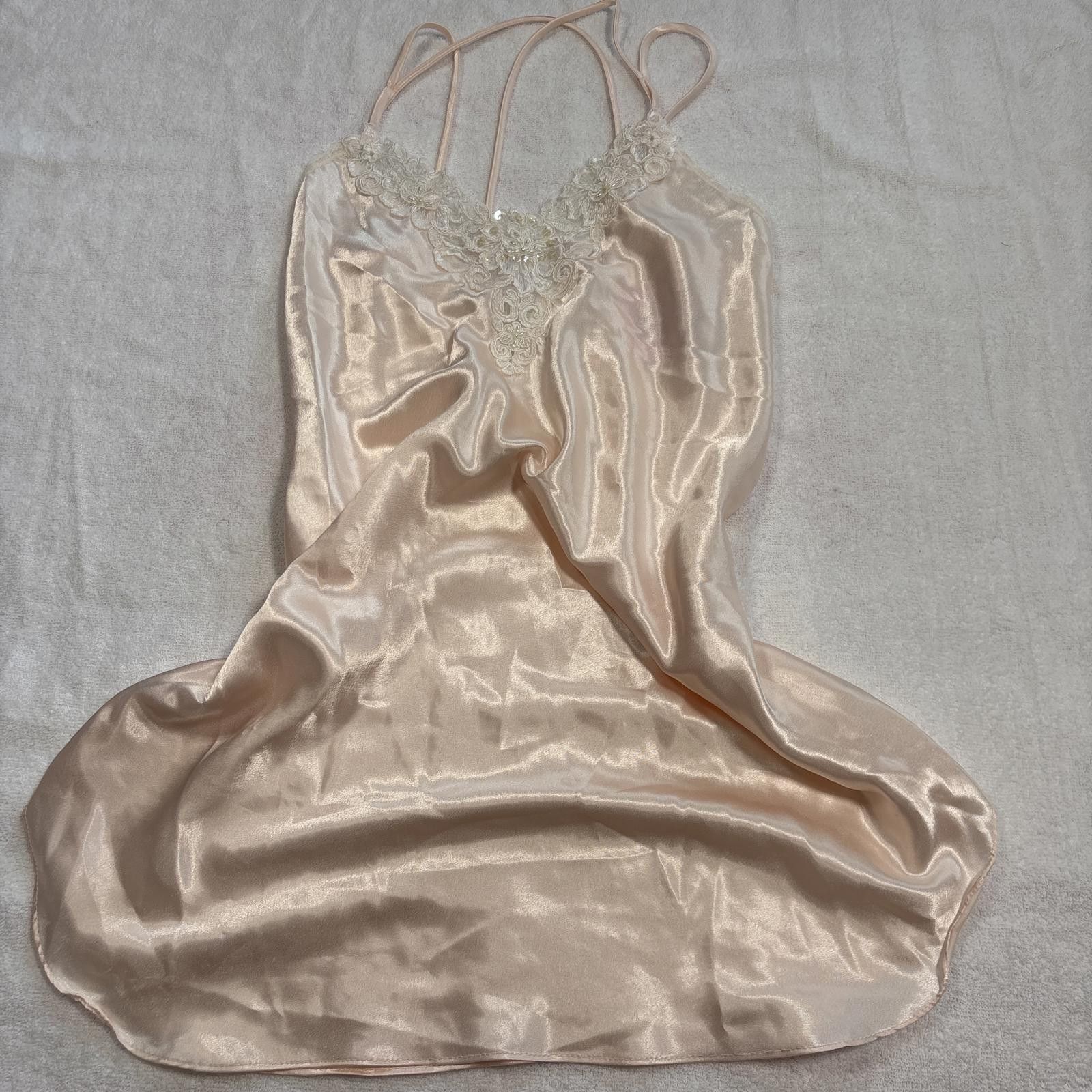 Other vintage pink coquette beaded slip dress Size S / US 4 / IT 40 - 1 Thumbnail