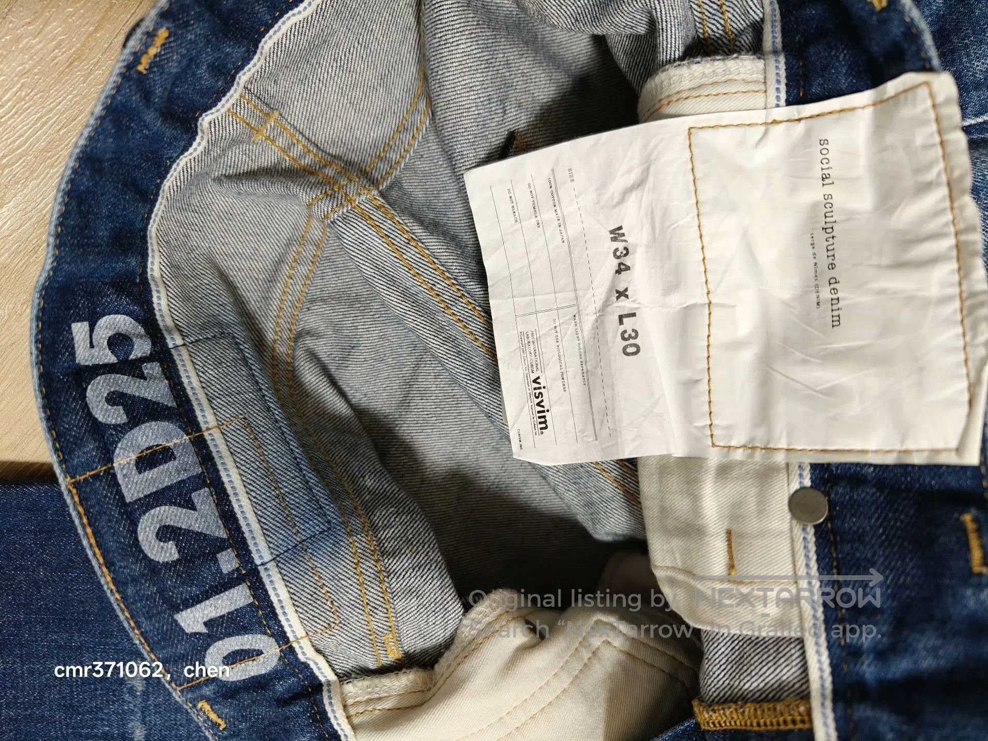 Visvim VISVIM 21SS 01 Slim D25 Jeans. Size US 34 / EU 50 - 7 Thumbnail