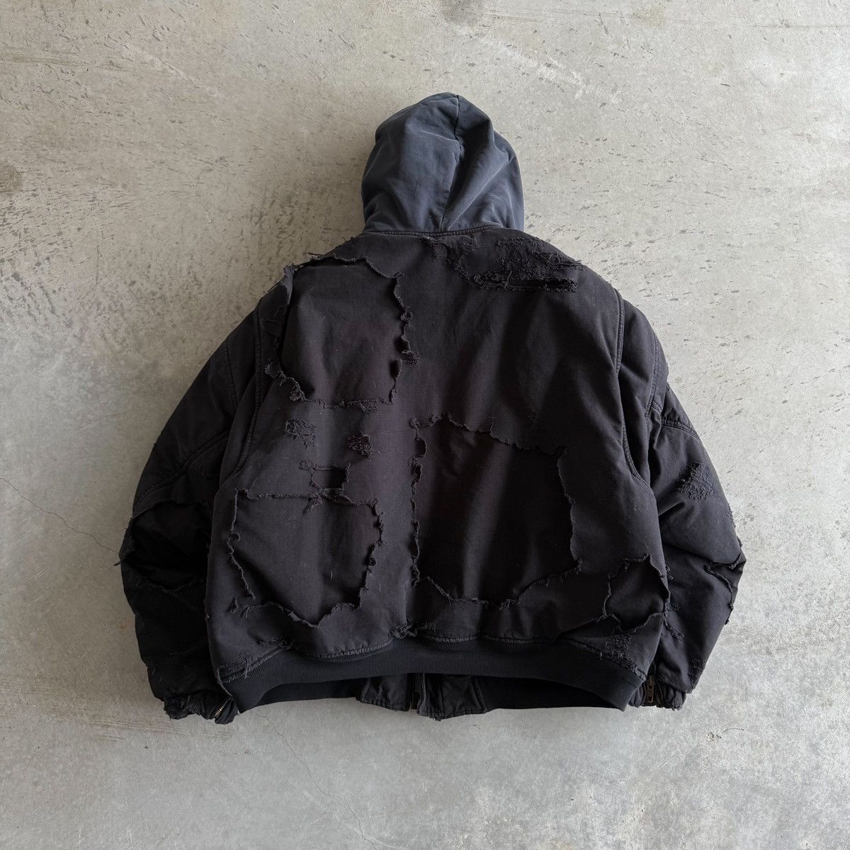 Balenciaga Balenciaga Destroyed Bomber Jacket Size US S / EU 44-46 / 1 - 4 Thumbnail