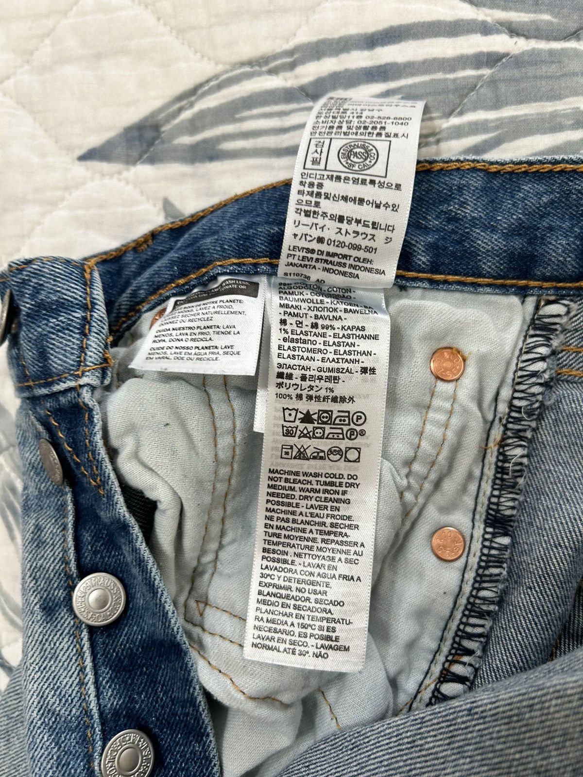 Levi's 501 Levis jeans Size US 30 / EU 46 - 4 Thumbnail