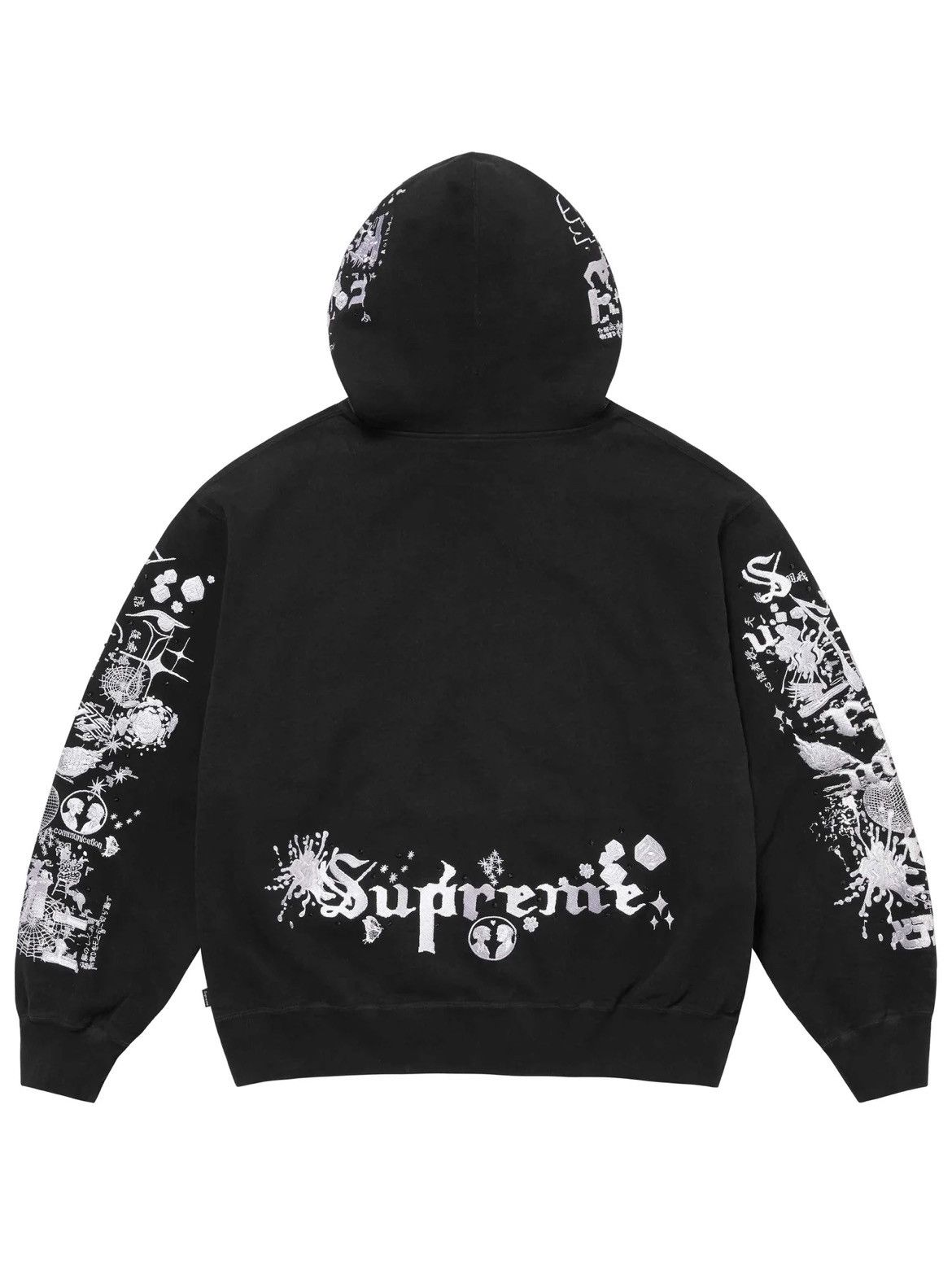 Supreme Supreme AOI Zip Up Hooded Sweatshirt SS24 | Grailed
