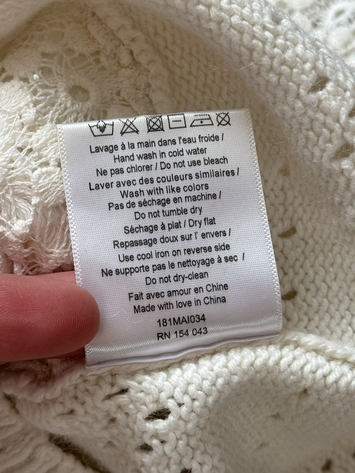 Designer × Sezane Sezane S Wmns sweater knitwear jumper pullover long sleeve Size S / US 4 / IT 40 - 9 Thumbnail