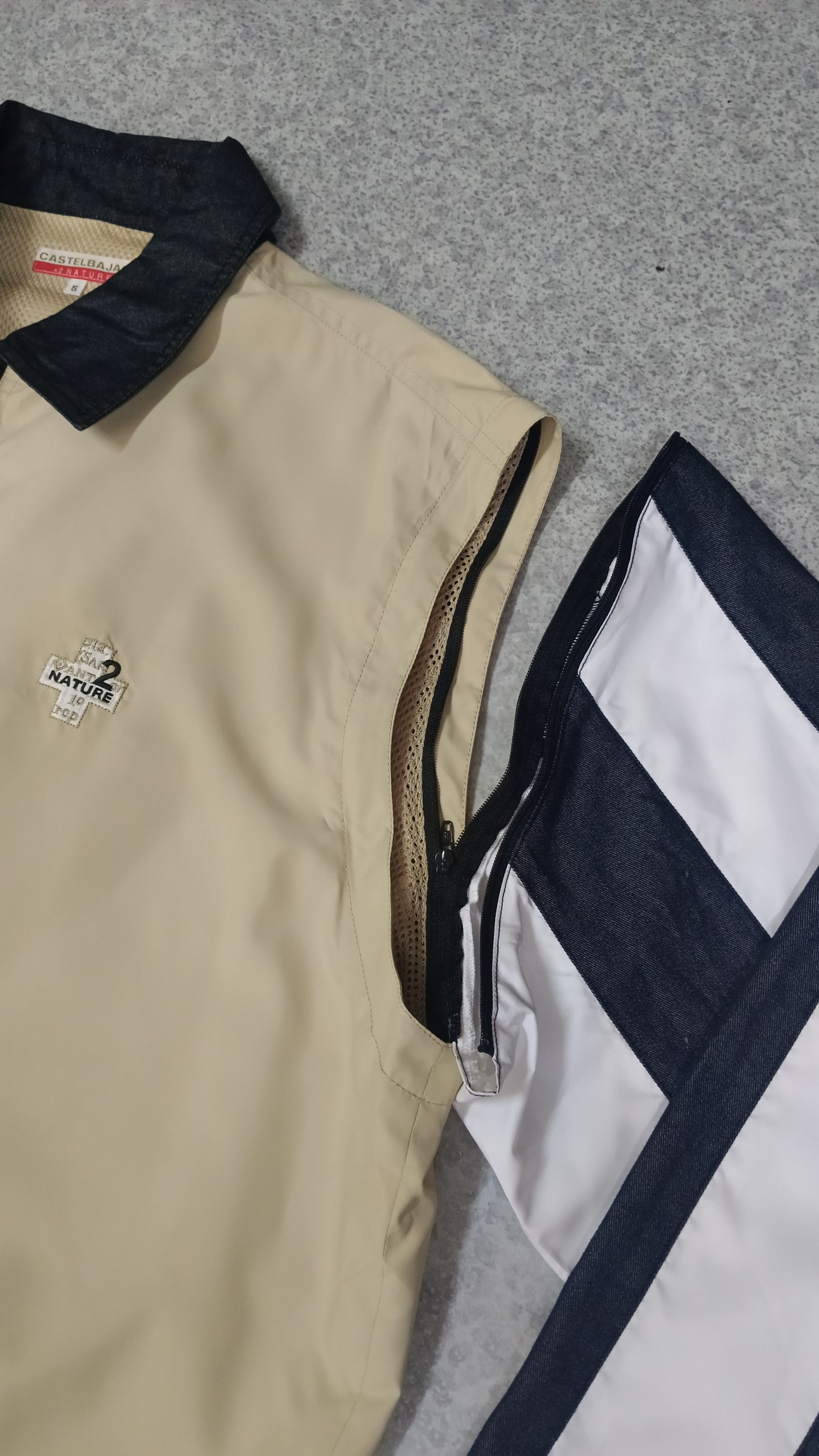 Designer × Jean Charles De Castelbajac Castelbajac +2 Nature Light Jacket Turn To Vest Size US XL / EU 56 / 4 - 5 Thumbnail