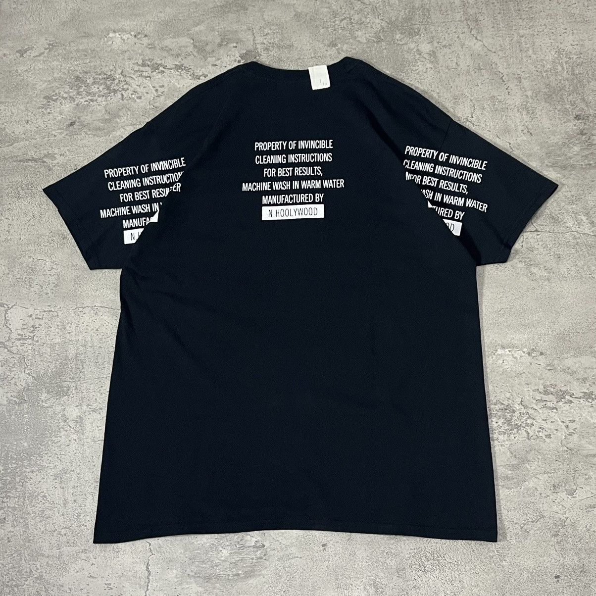 N.Hoolywood INVINCIBLE X N.HOOLYWOOD Exchange Service SS Tee - Black Size US M / EU 48-50 / 2 - 2 Thumbnail