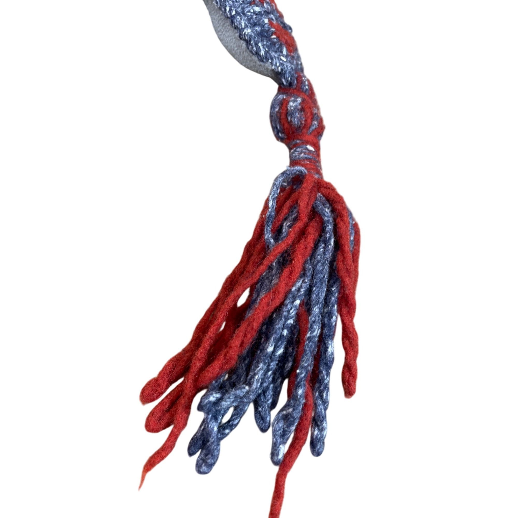 Other Native Creation Handmade gray red wool Earflap winter hat SK Size ONE SIZE - 4 Thumbnail