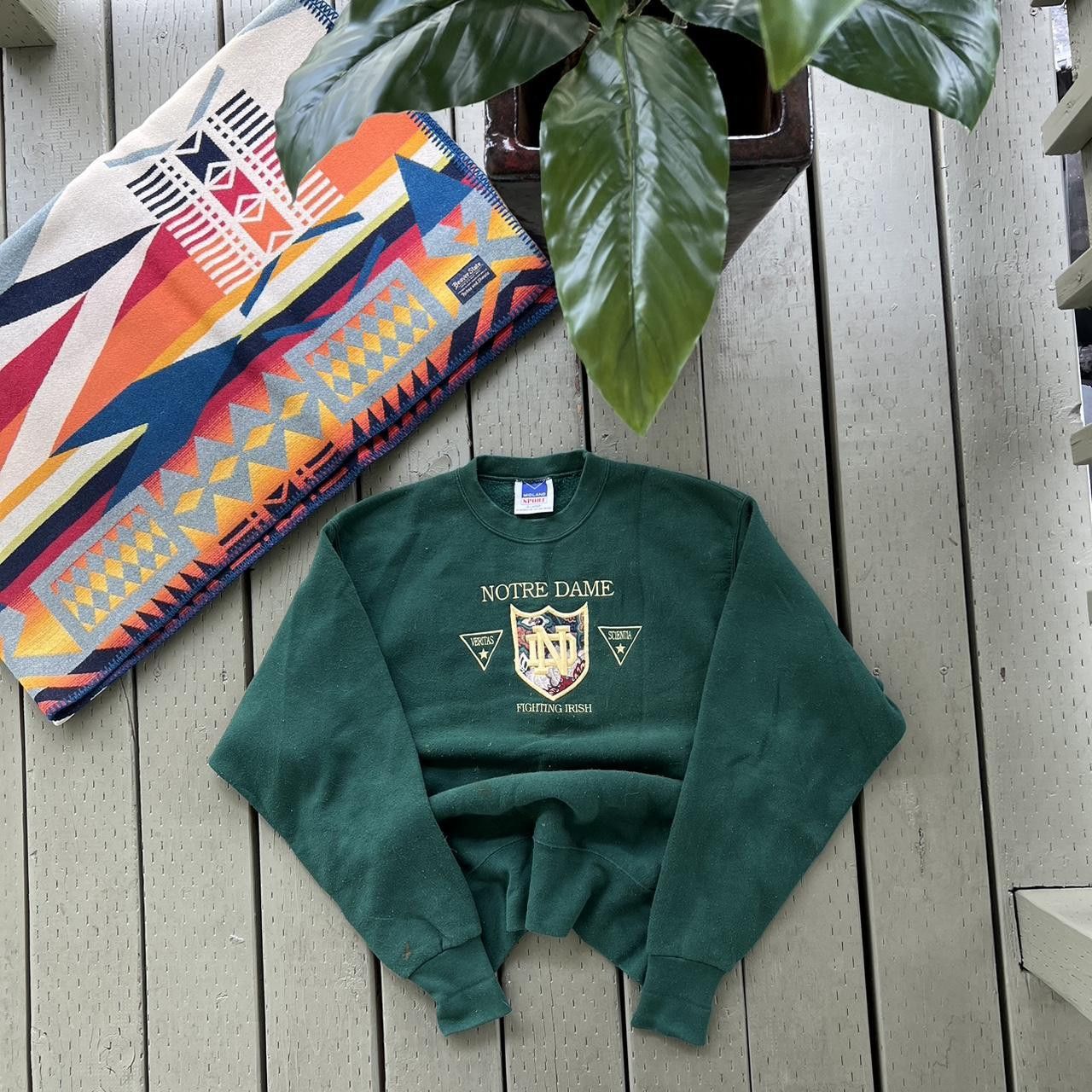 Vintage Vintage Notre Dame Fighting Irish University Sweatshirt Size US XL / EU 56 / 4 - 2 Thumbnail