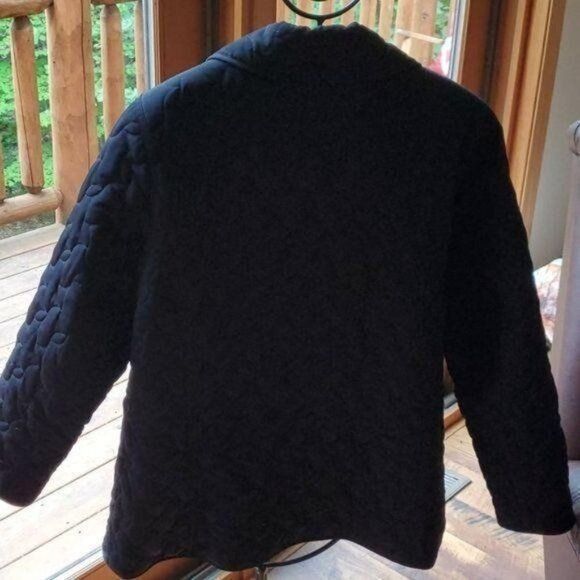 Vintage Braetan Unisex Sz. 1X Quilted Black Full Zippered Collared C Size US XL / EU 56 / 4 - 6 Thumbnail