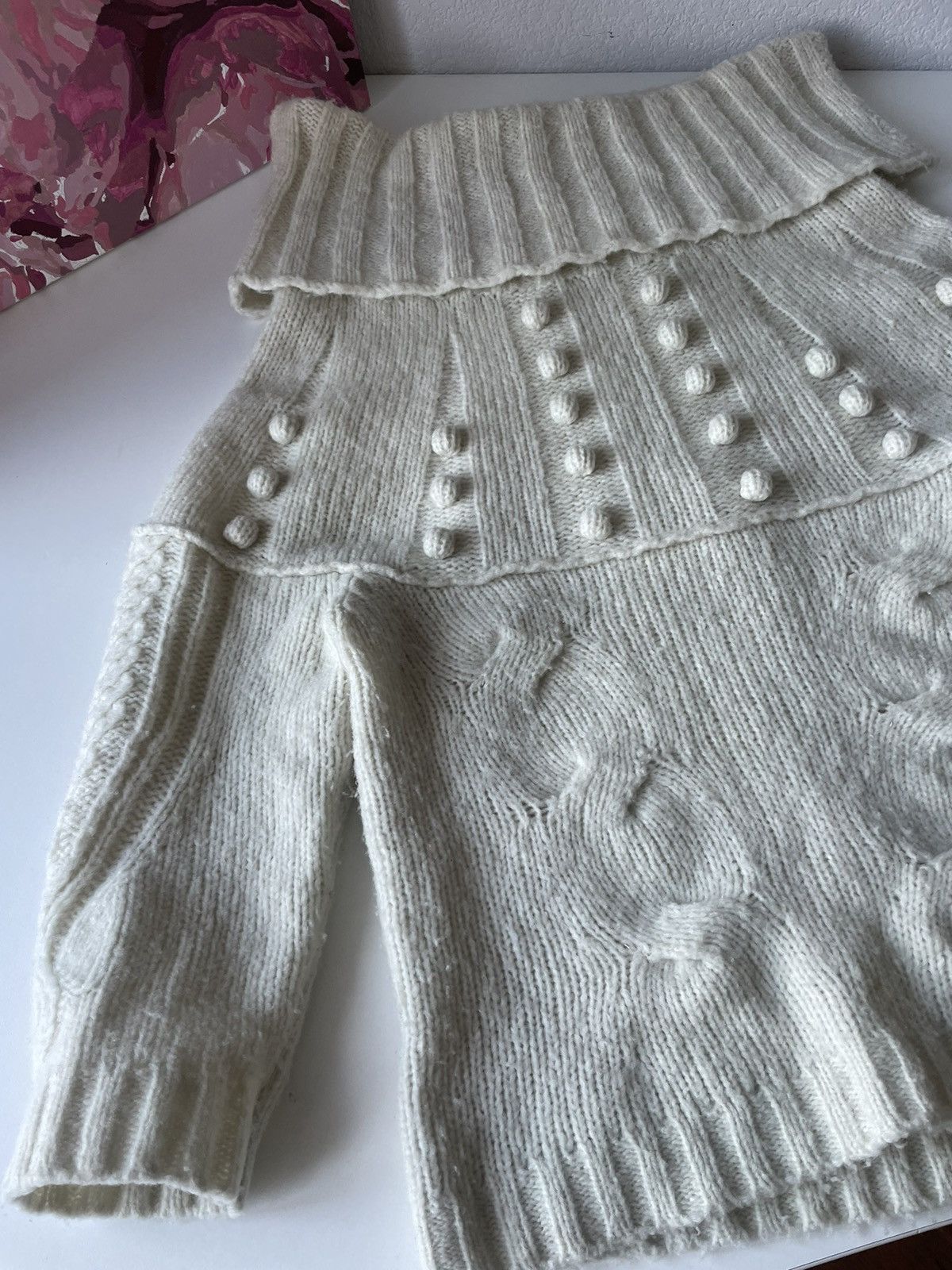Marithe + Francois Girbaud × Vintage *RARE* Marithe + Francois Girbaud Wool Cardigan Sweater 90’s Size M / US 6-8 / IT 42-44 - 7 Thumbnail
