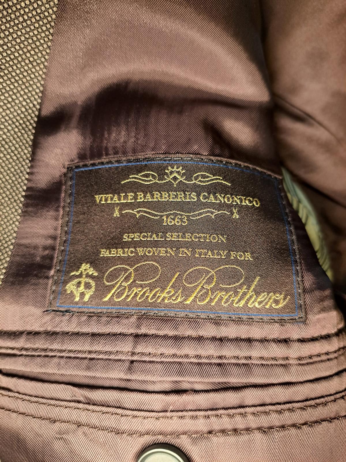 Brooks Brothers Brooks Brothers Vitale Barberis Canonico Sport Coat 45R Size 40R - 3 Thumbnail