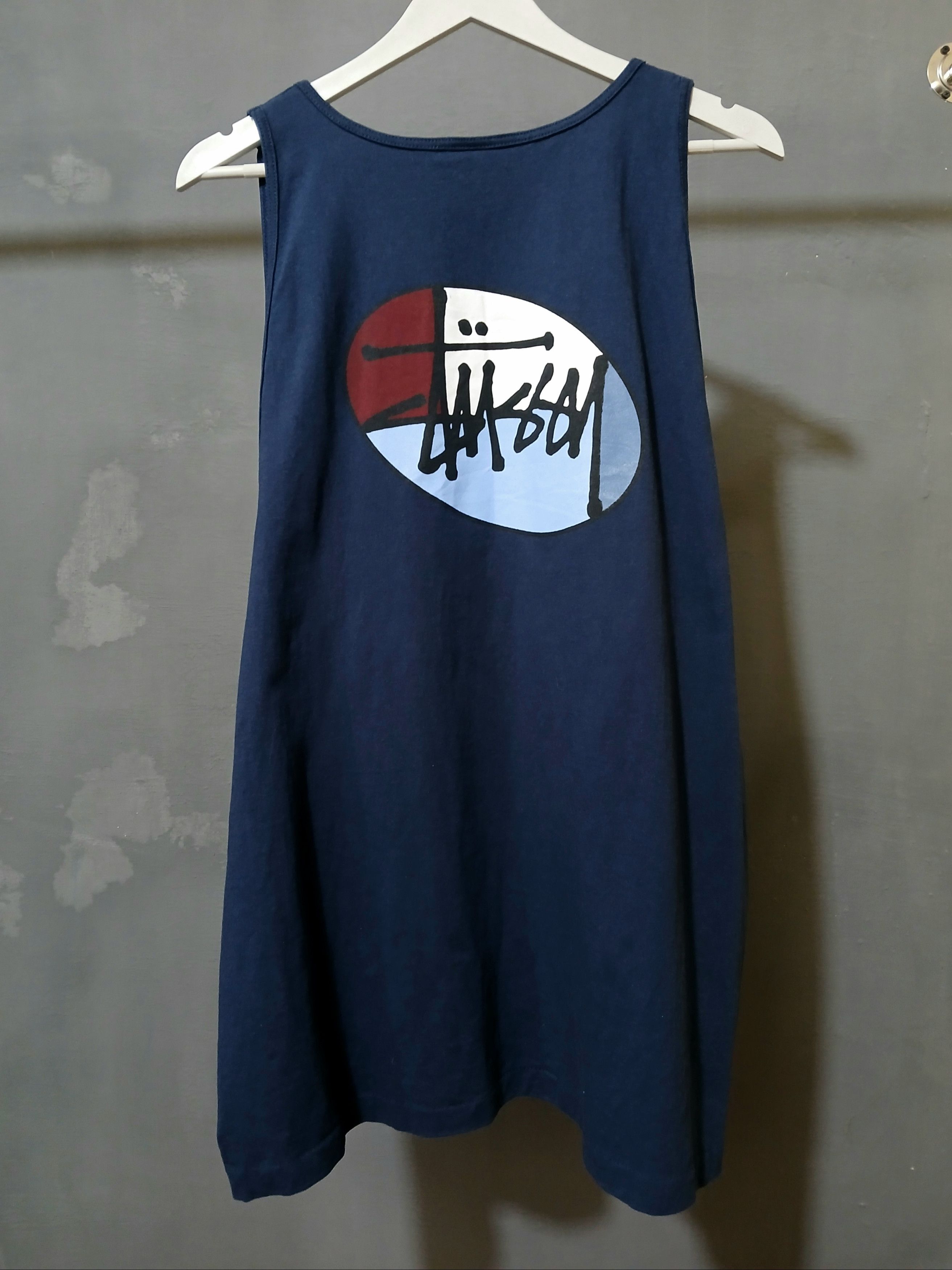 Stussy 90s Stussy Oval Graphic Tank Top Size US XXL / EU 58 / 5 - 6 Thumbnail