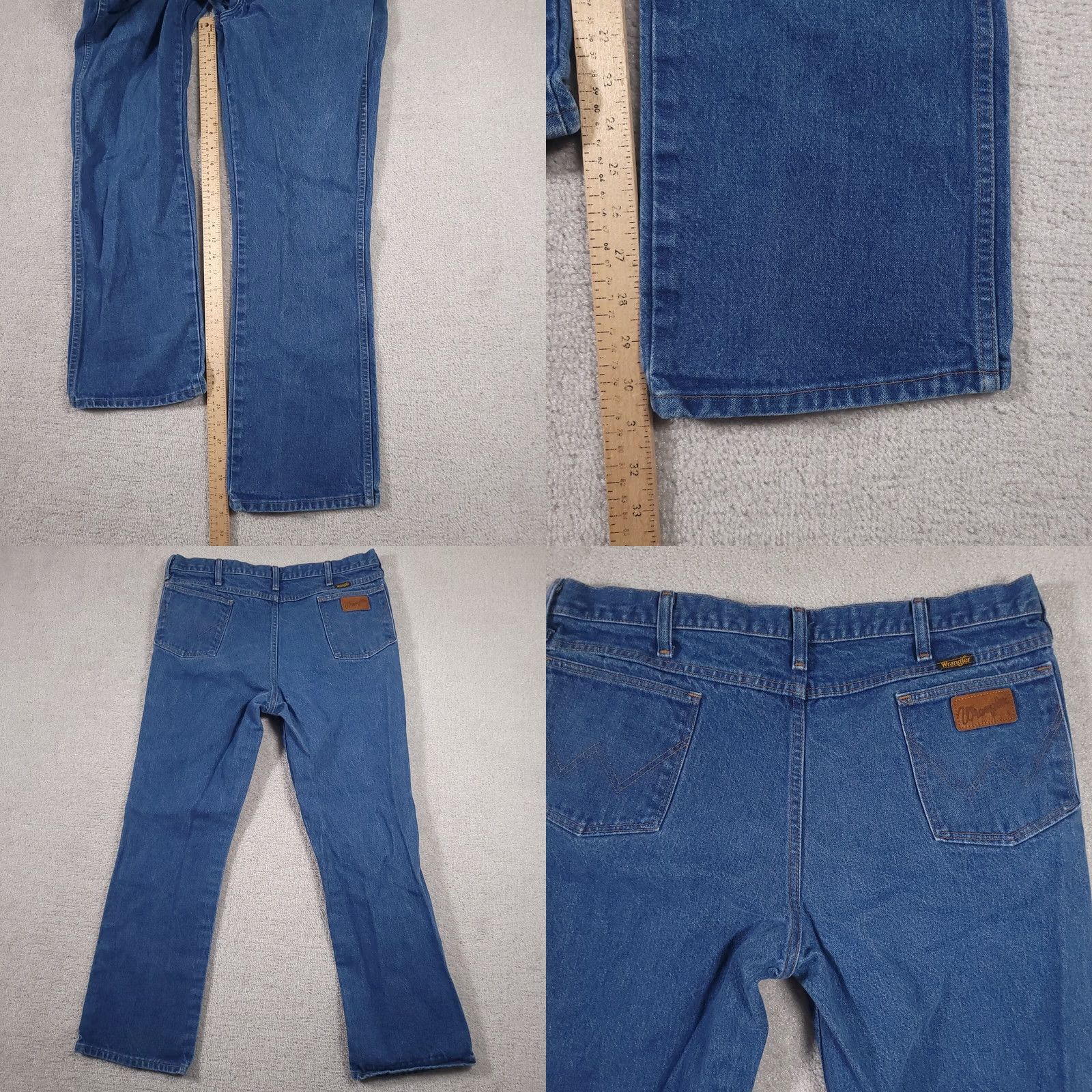 Wrangler VINTAGE Wrangler Jeans 13MWZ Original Fit Cowboy Cut Workwear 38x31 Mens Size US 38 / EU 54 - 9 Thumbnail