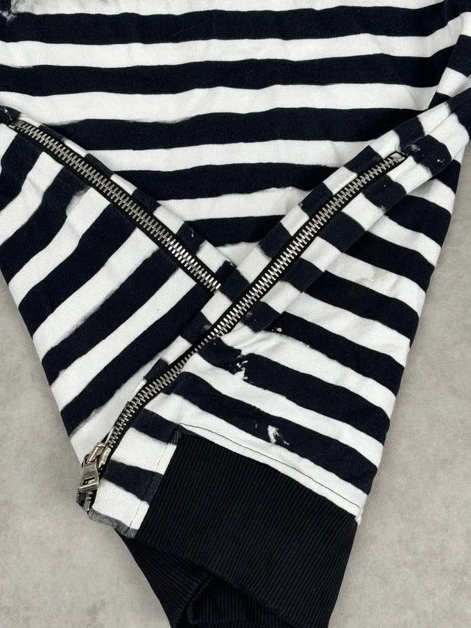 Balmain Balmain Black & White USA Flag Contemporary Zip Sweater Size US M / EU 48-50 / 2 - 10 Thumbnail