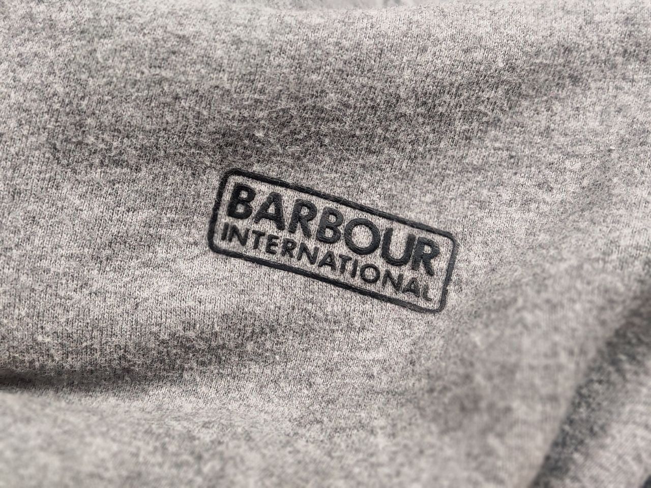 Barbour Barbour International Gray Logo Pullover 1/4 zip Sweatshirt Size US M / EU 48-50 / 2 - 10 Thumbnail