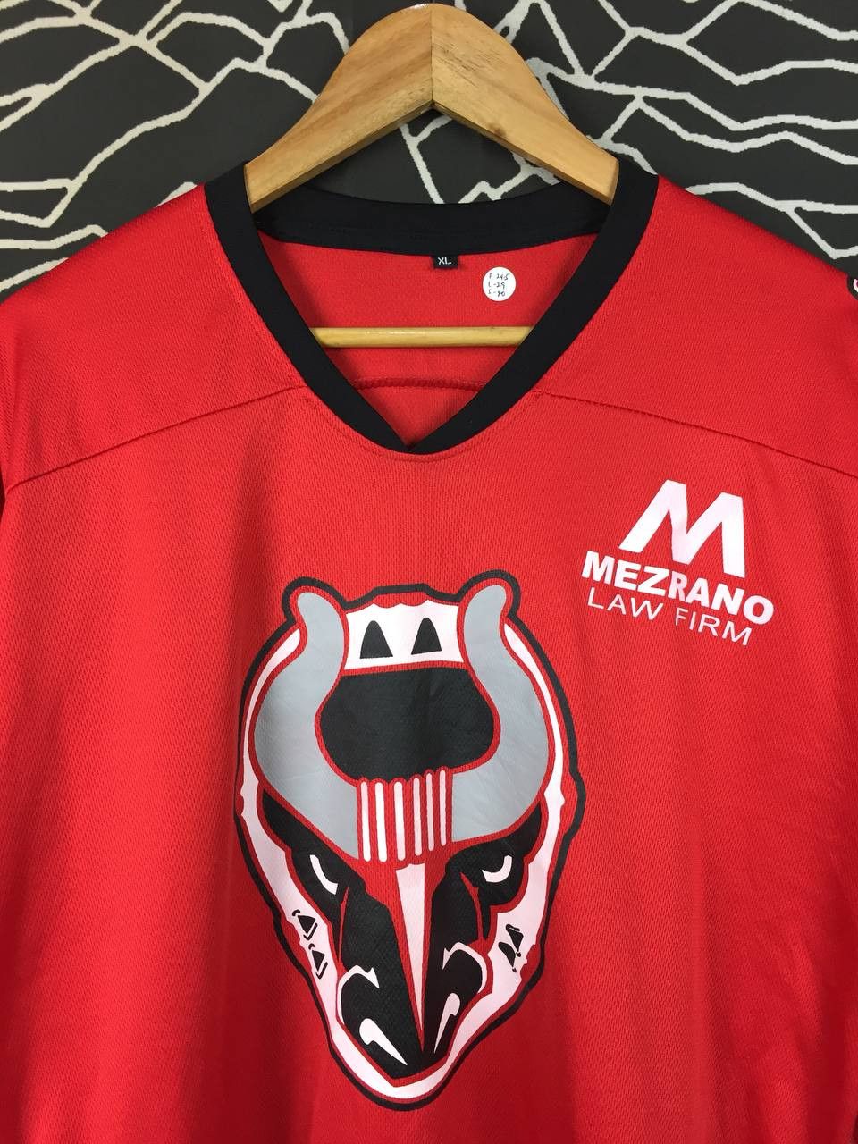 Vintage Birmingham Bulls Mezrano Law Firm Hockey Jersey Size XL Size US XL / EU 56 / 4 - 3 Thumbnail
