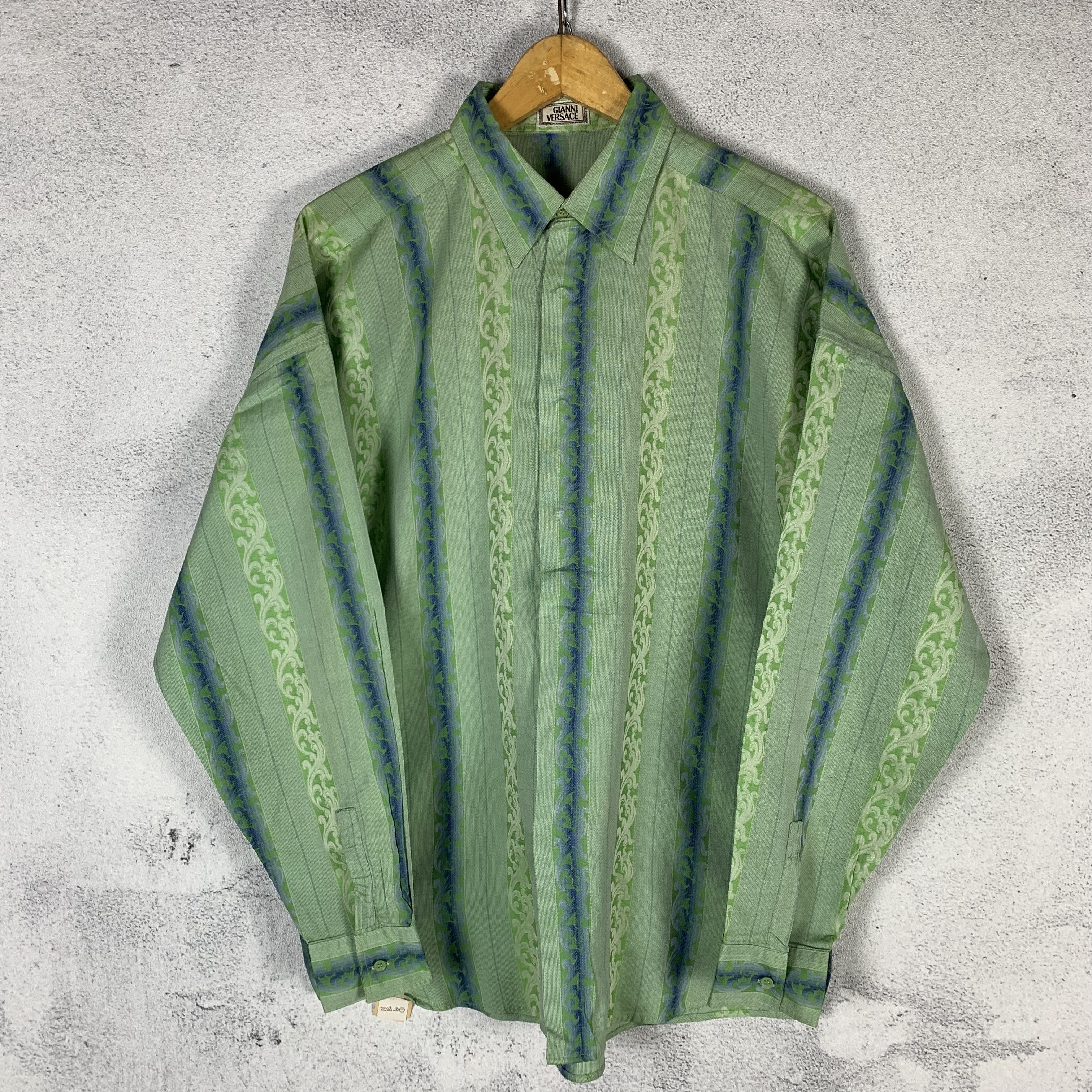 Versace Vintage 90s Gianni Versace Shirt Size US M / EU 48-50 / 2 - 1 Thumbnail