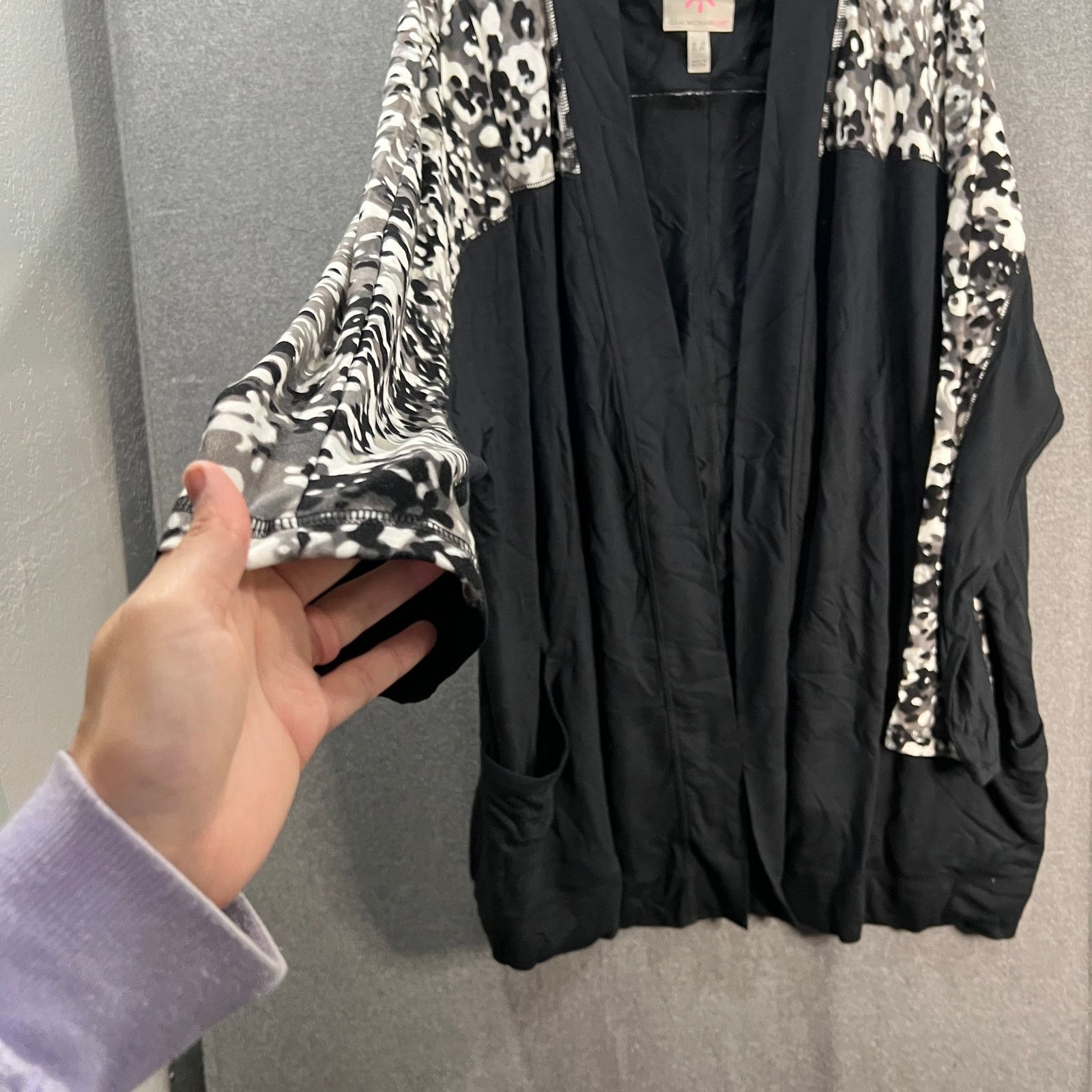 Isaac Mizrahi Isaac Mizrahi Live! Soho Baby French Terry Open Front Size 3XL / US 20-22 - 9 Thumbnail