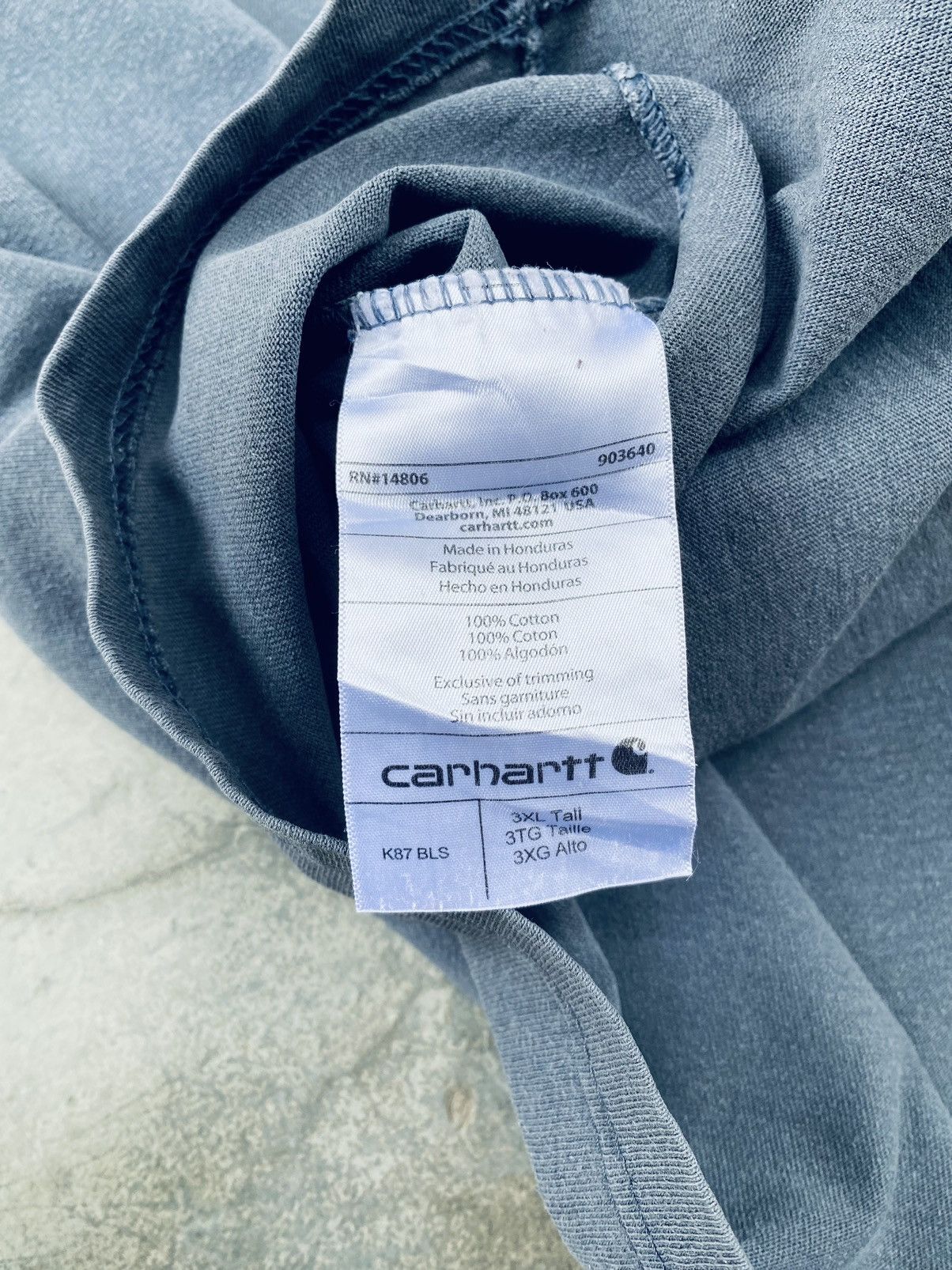 Carhartt Vintage Carhartt Pocket Tees XXXL Size US XXL / EU 58 / 5 - 10 Thumbnail