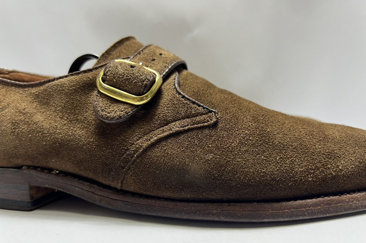 Alden Alden - Plain Toe Suede Monk Strap Derby Size US 8 / EU 41 - 12 Thumbnail