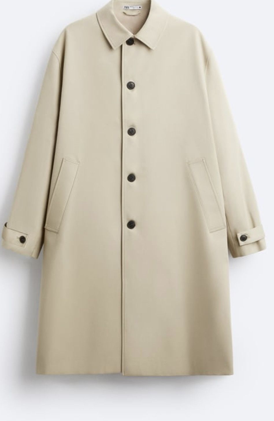 Zara Zara Oversized Cotton trench coat BNWT L-XL Size US XL / EU 56 / 4 - 4 Thumbnail