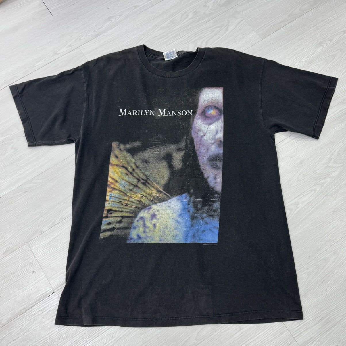 Marilyn Manson Vintage Marilyn Manson Shirt 90’ Size US XL / EU 56 / 4 - 1 Thumbnail