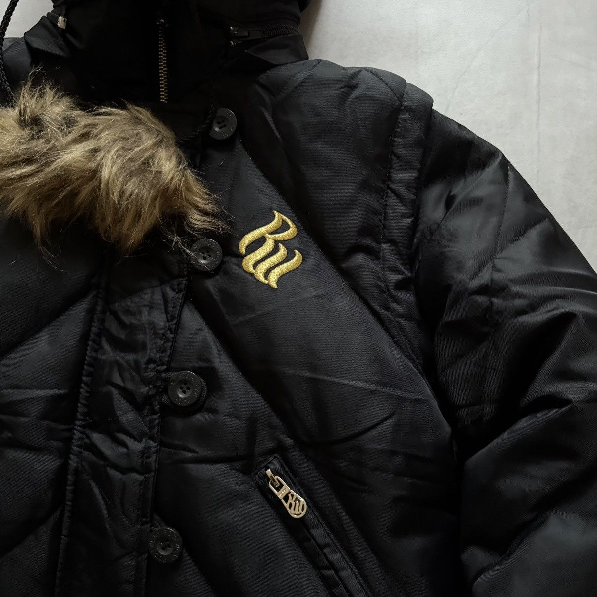 Hysteric Glamour × Undercover Rocawear Bomber Jacket Vest Fur LGB If Six Was Nine Vibe Size S / US 4 / IT 40 - 8 Thumbnail