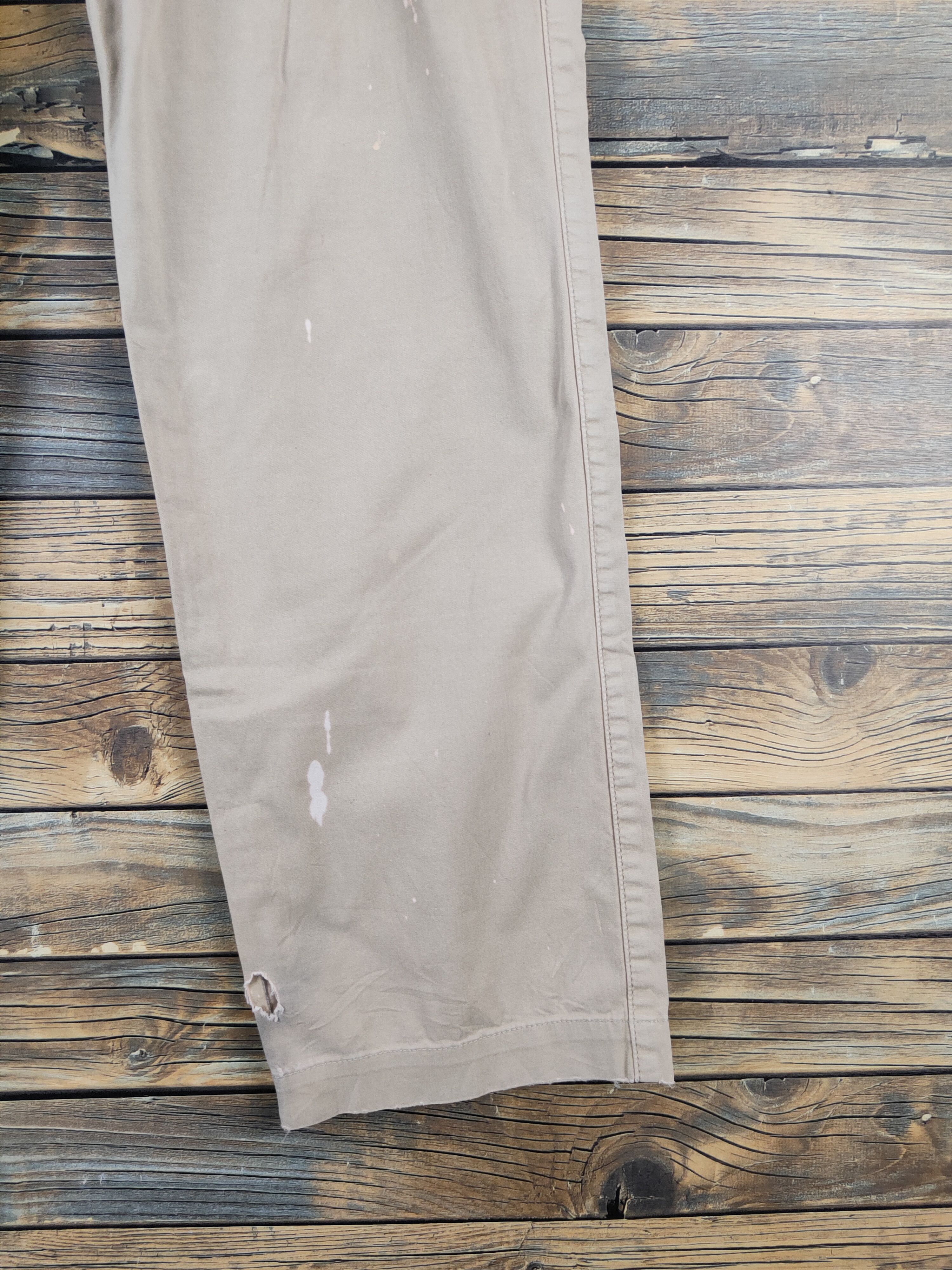 Japanese Brand Uniqlo Beige Multipocket Tactical Cargo Pants #W2094 Size US 33 - 7 Thumbnail