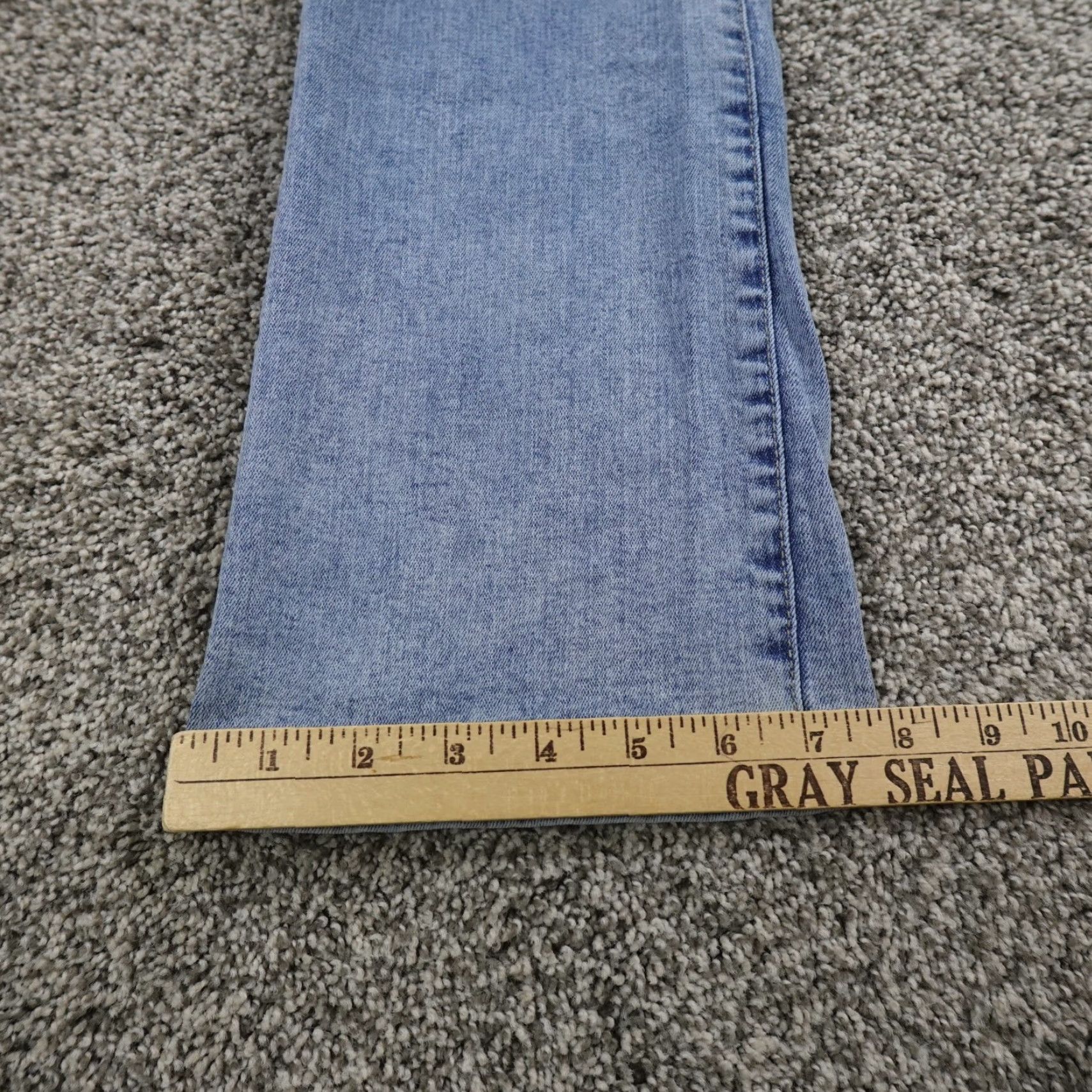 Gap Gap Jeans Womens 4 Light Blue Denim Mid Rise Boot Flare Western Stretch Jeans Mens? Size 27" / US 4 / IT 40 - 2 Thumbnail