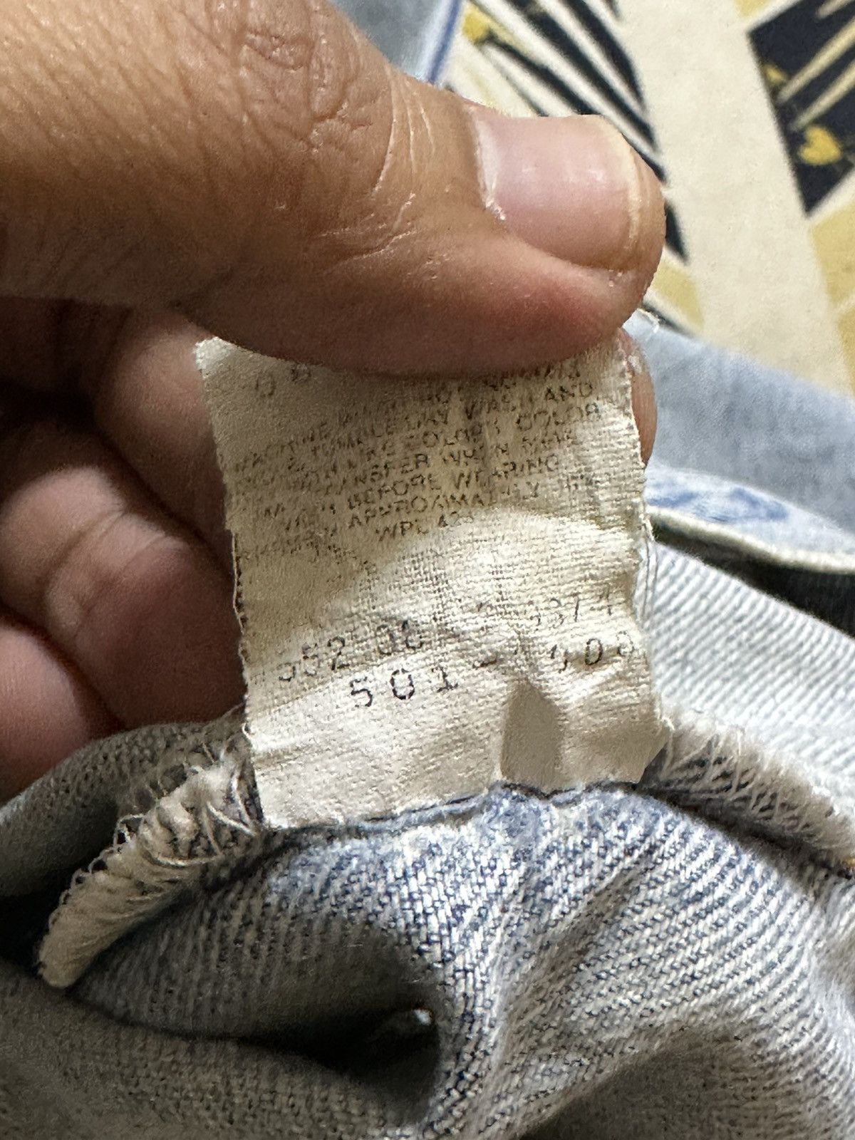 Levi's Vintage Clothing Vintage Levi’s 501 Faded Mudwash Ripped Distressed Denim Size US 31 - 8 Thumbnail
