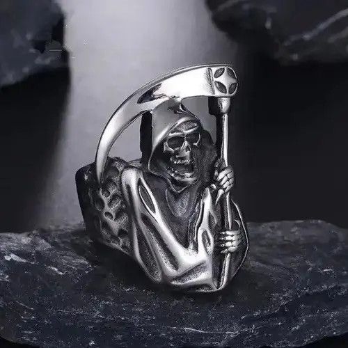 VIBE Vintage Mens Jewellery Personality Alloy Rings Size ONE SIZE - 2 Thumbnail