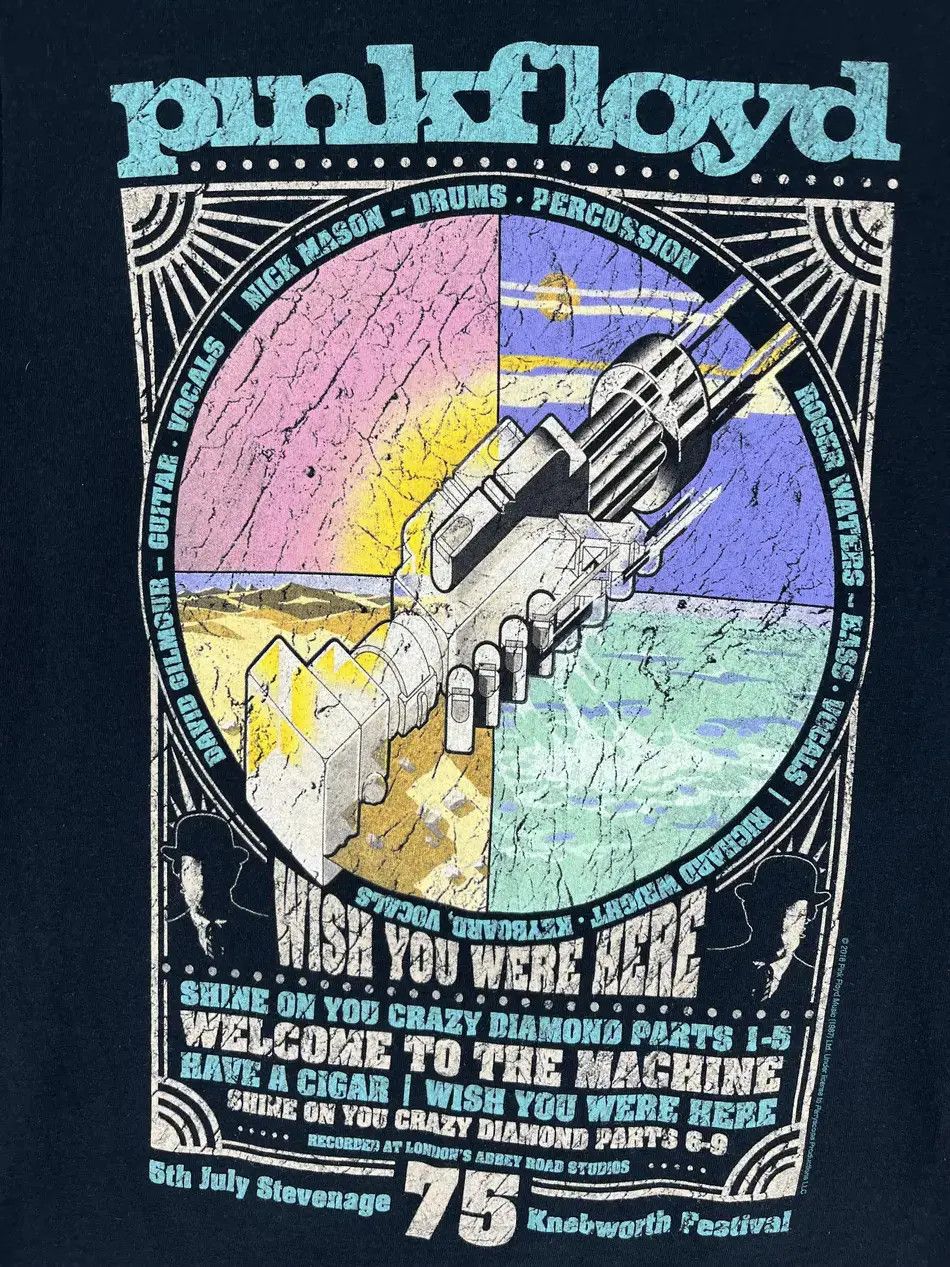 Vintage Vintage Y2K Pink Floyd Band Shirt Rock Band Tee Size US M / EU 48-50 / 2 - 4 Thumbnail