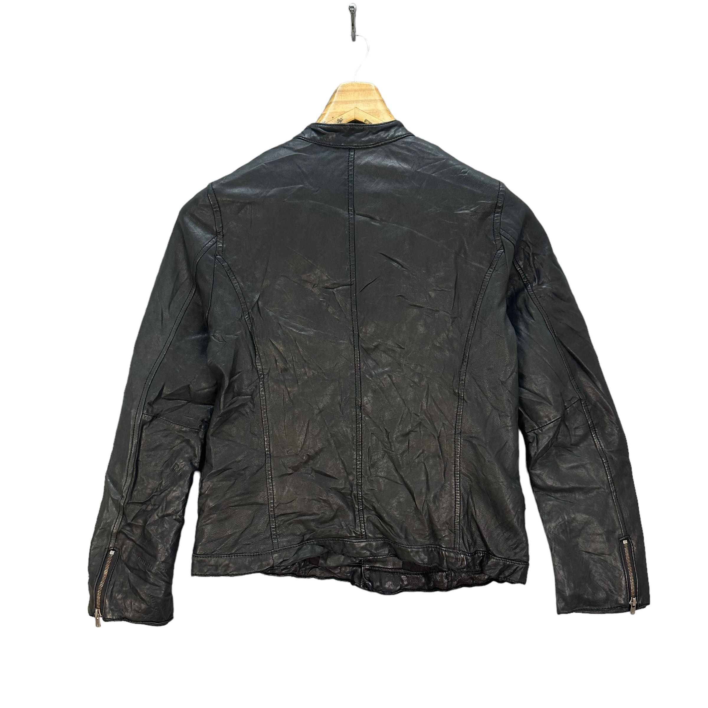 Japanese Brand BARK TANNAGE SHEEP SKIN ASYMMETRICAL JACKET #8297-002 Size XS / US 0-2 / IT 36-38 - 12 Thumbnail