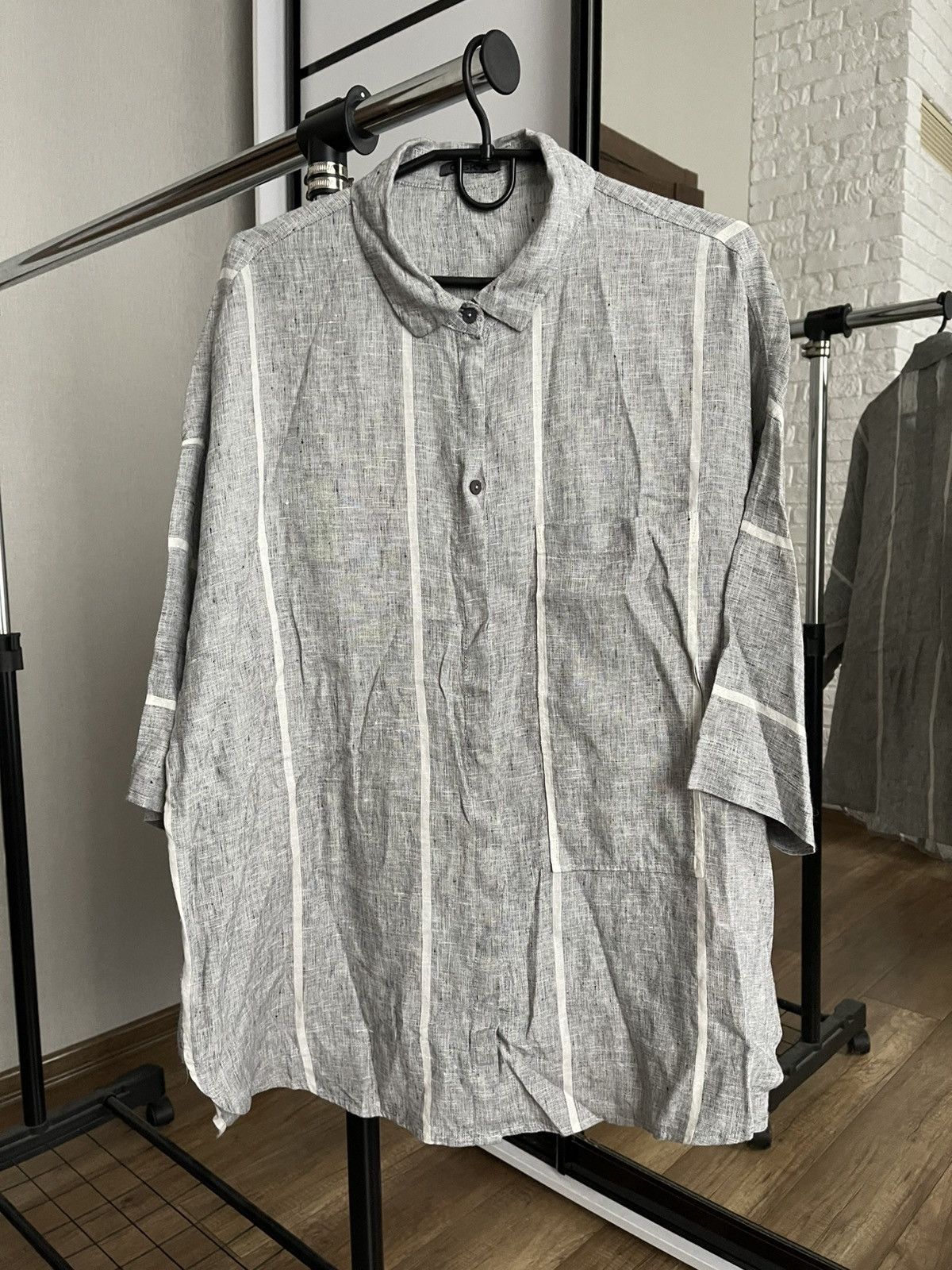 OSKA OSKA 532 Linen Shirt Button Up Size L / US 10 / IT 46 - 4 Thumbnail