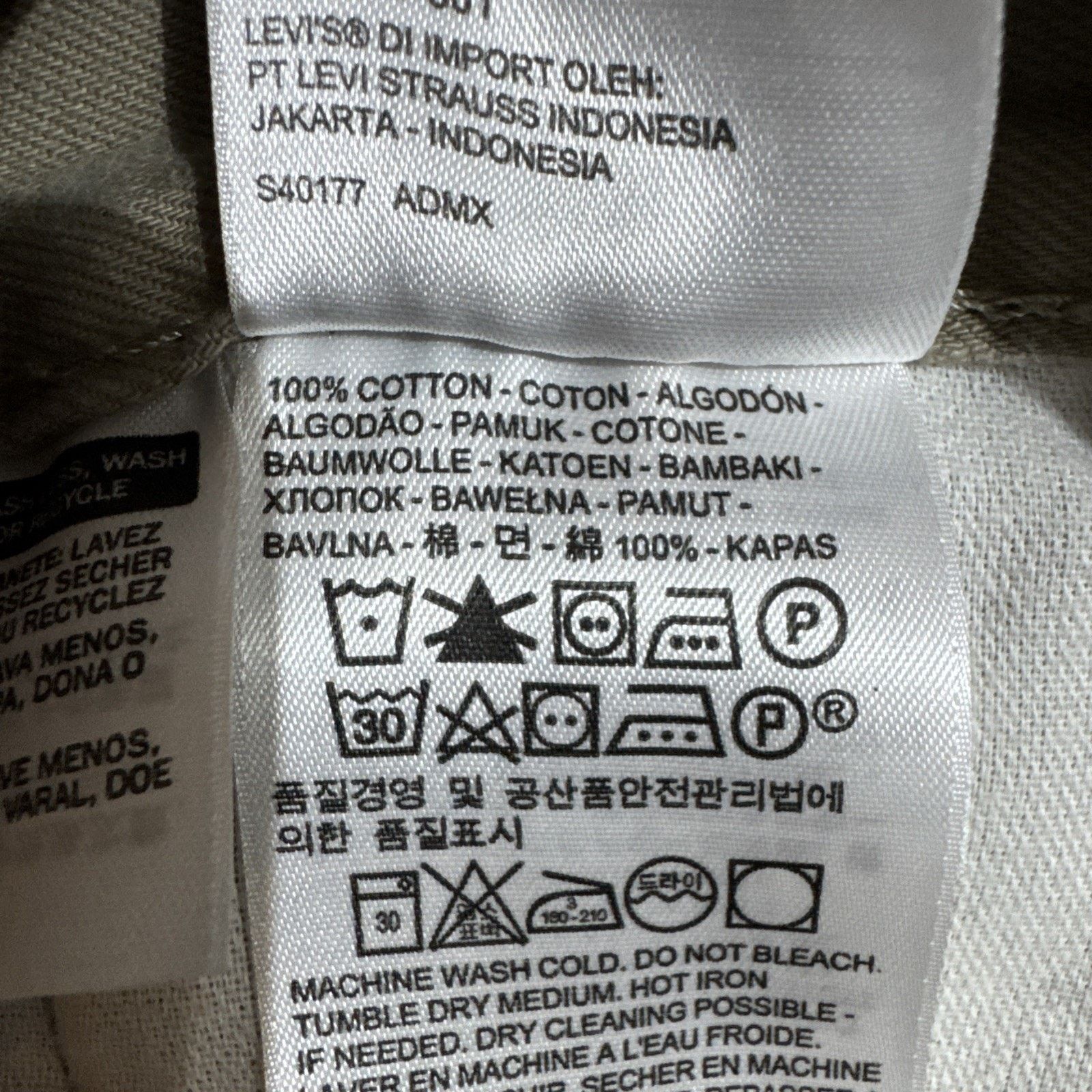 Levi's Vintage Y2K Levis 550 Pants Men 40x32 Streetwear Relaxed Size US 37 - 9 Thumbnail