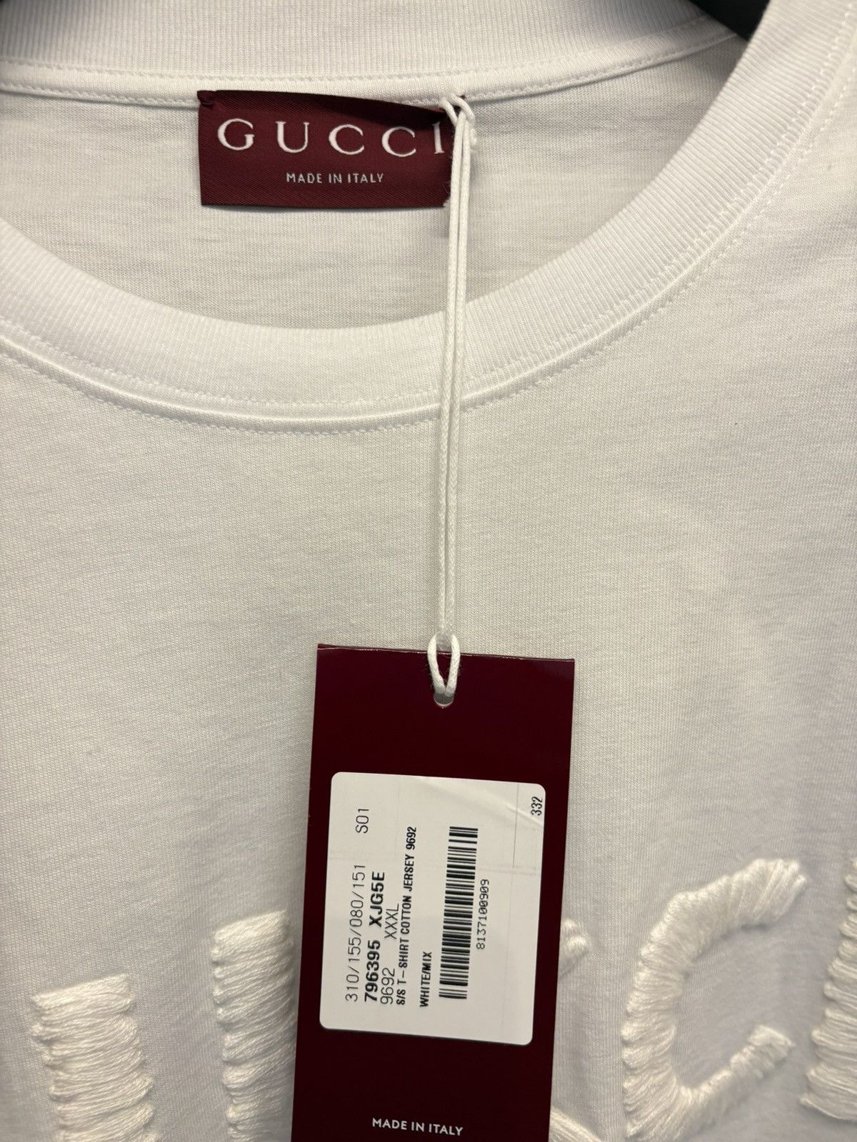 Gucci GUCCI LOGO TEE Size US XXL / EU 58 / 5 - 2 Thumbnail