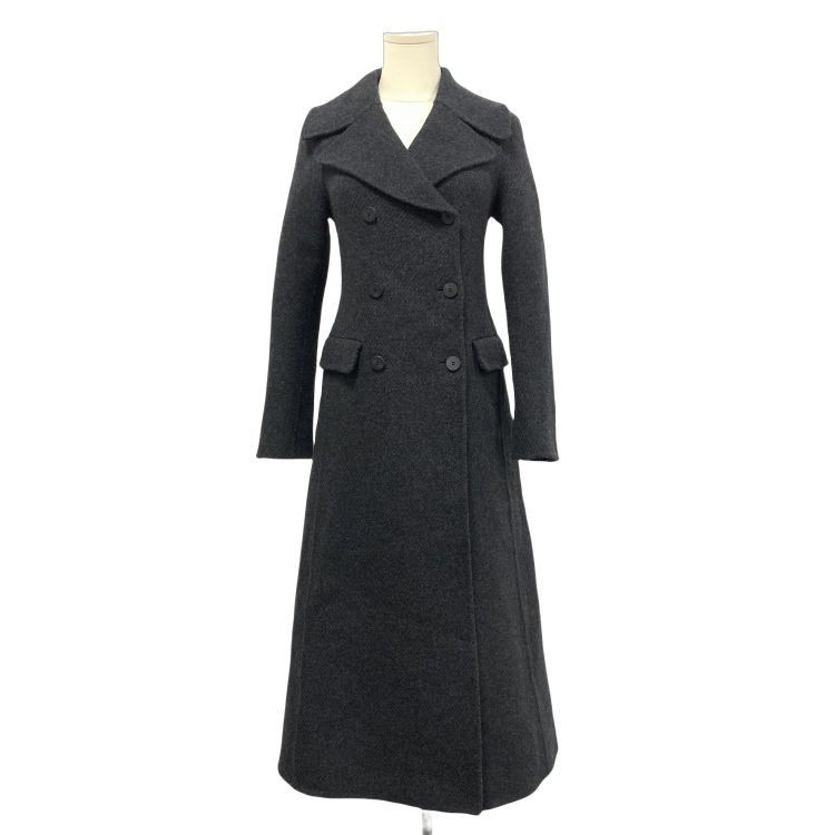 Dior Christian Dior Wool Coat Gray FR 34 Size XS / US 0-2 / IT 36-38 - 1 Thumbnail