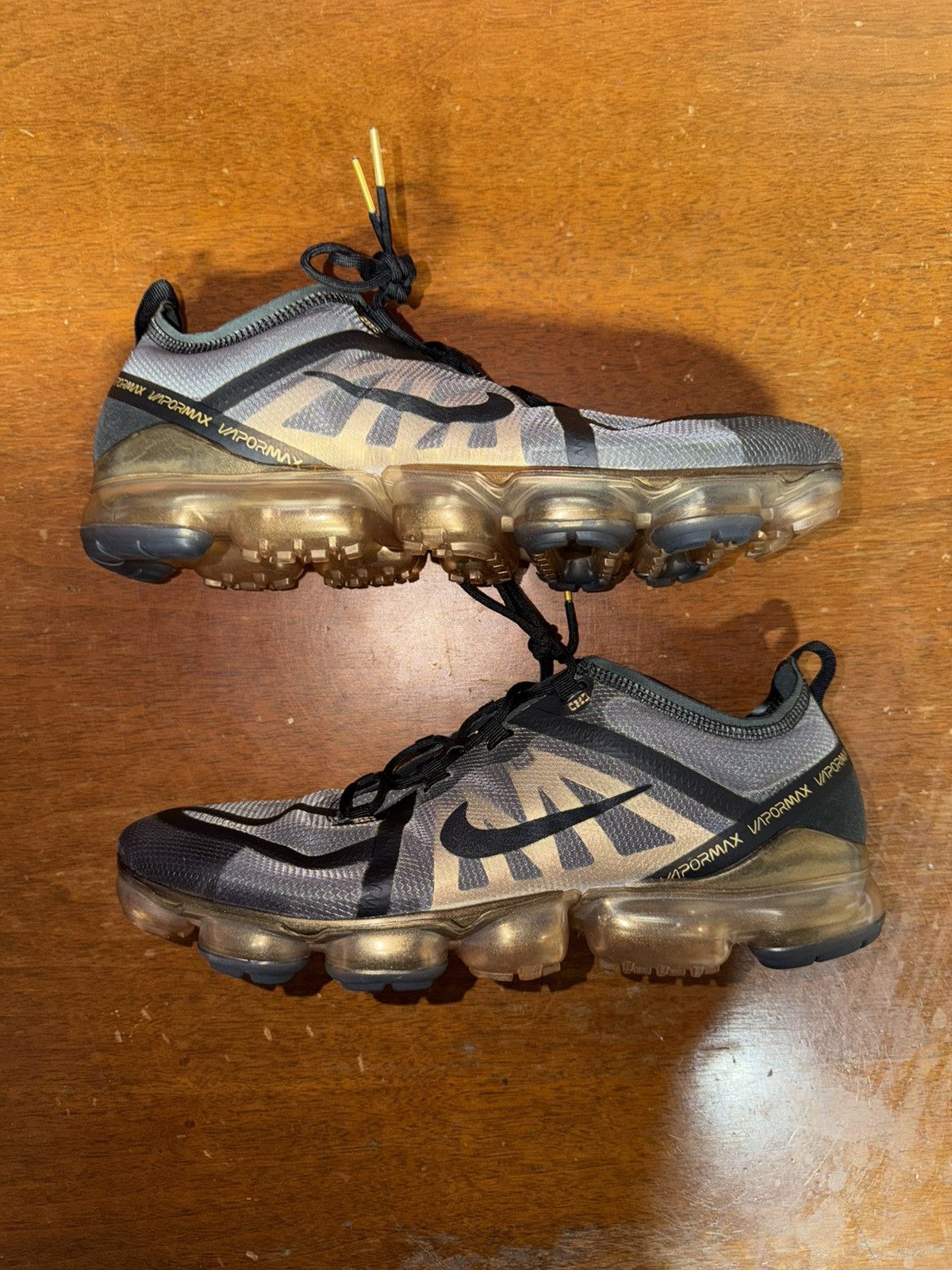 Nike Nike Air VaporMax 2019 Black Gold size 14 Size US 14 / EU 47 - 1 Thumbnail