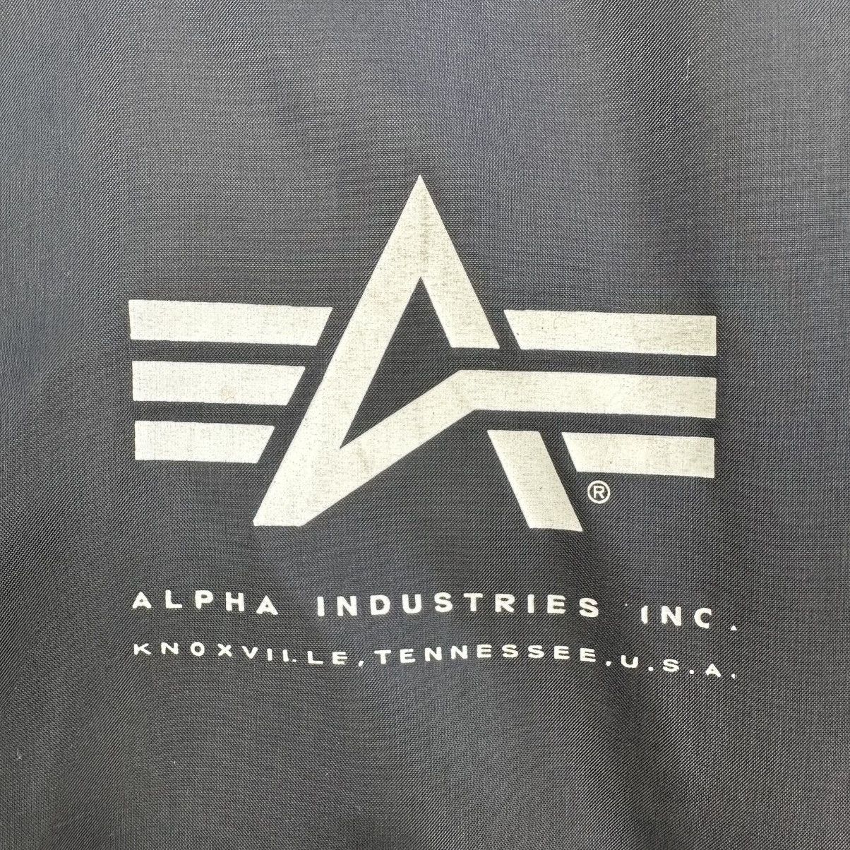 Alpha Industries Vintage 90's Alpha Industries MADE IN USA Coach Nylon Jacket Size US L / EU 52-54 / 3 - 8 Thumbnail