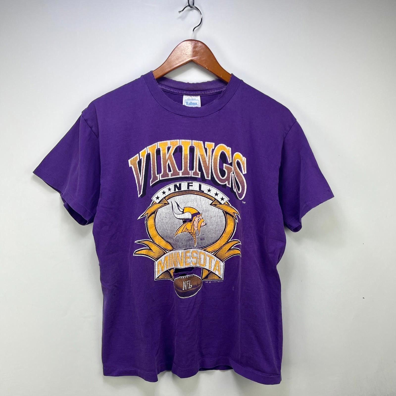 Other Vintage 90s Minnesota Vikings Faded T Shirt Large Size ONE SIZE - 1 Thumbnail