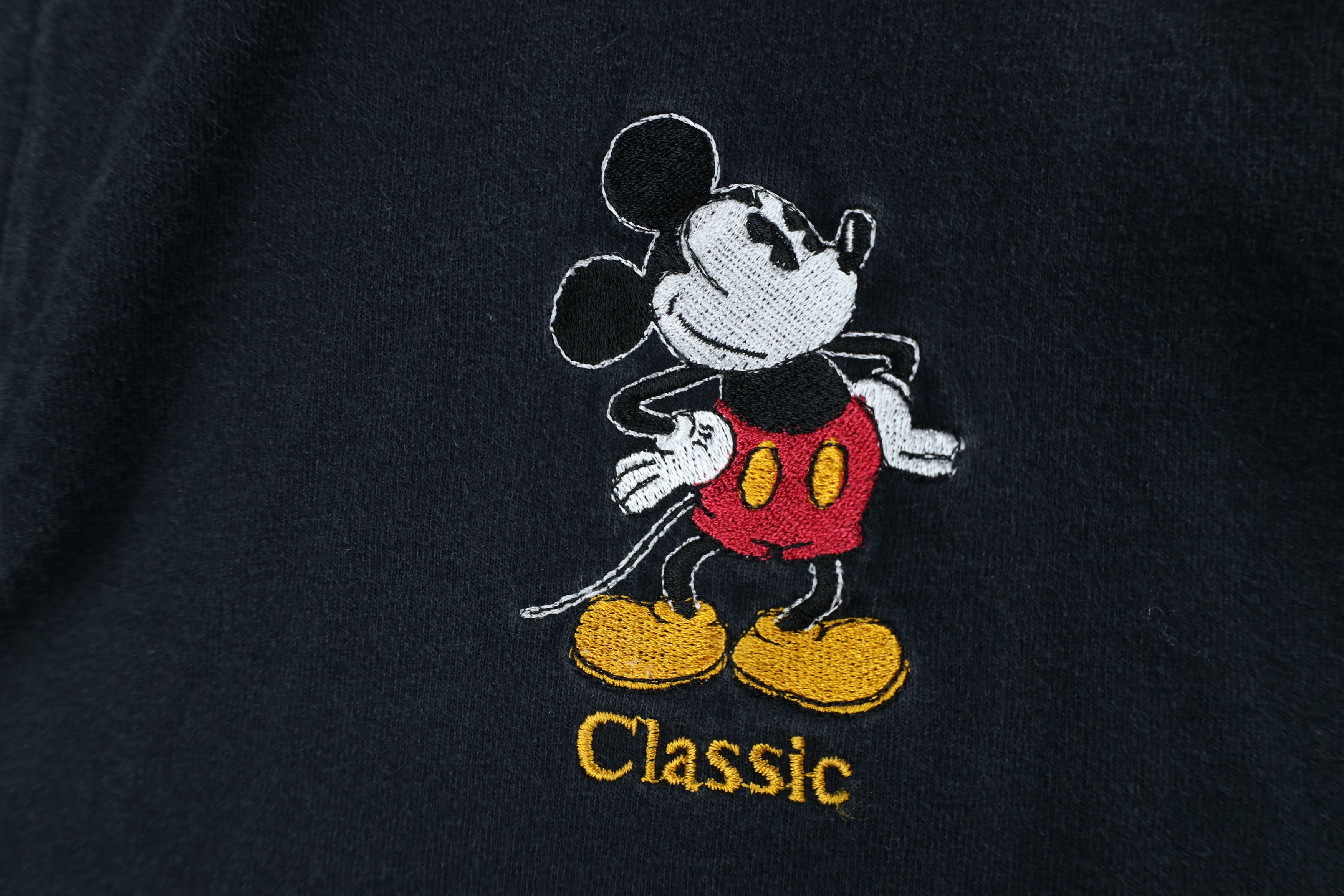 Disney × Vintage Vintage 90s Disney Classic Mickey Mouse Henley T-Shirt USA Size US XXL / EU 58 / 5 - 4 Thumbnail