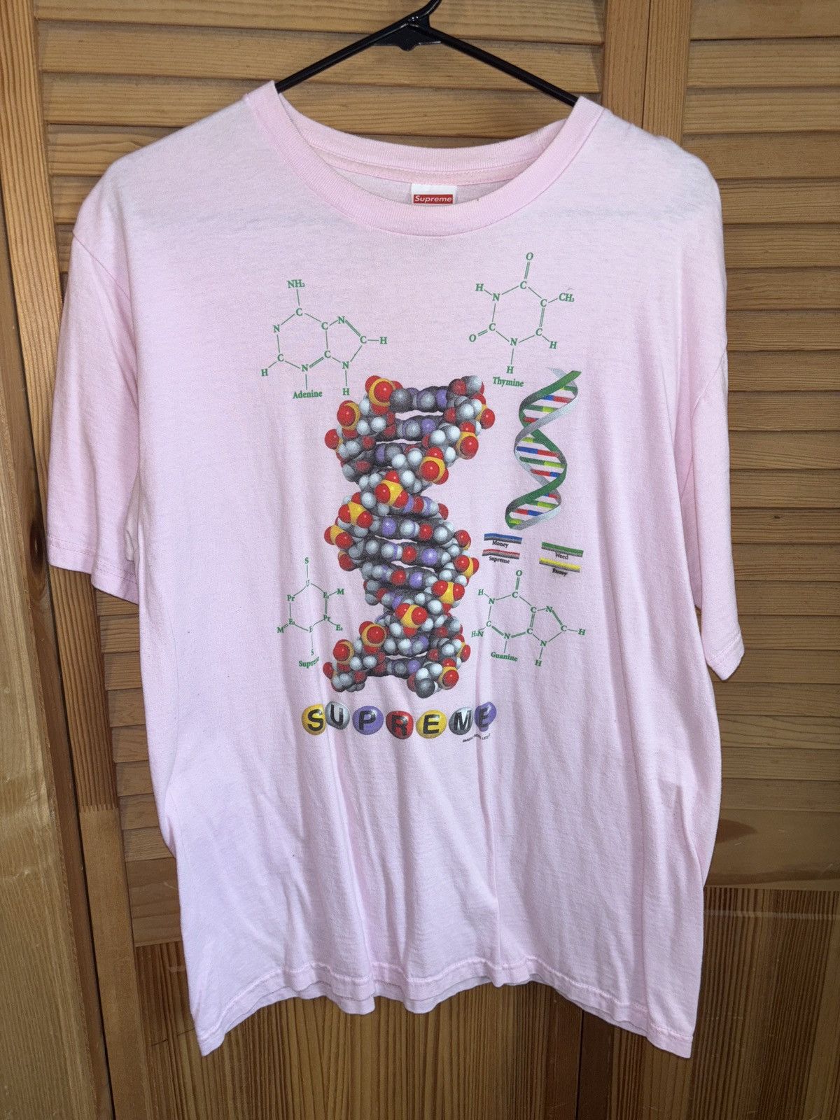 Supreme Supreme DNA T Shirt Pink Grailed