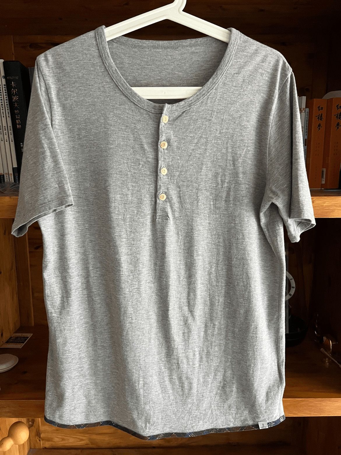 Visvim Sz 2 Visvim 13SS Classic Henry Neck Tee Size US M / EU 48-50 / 2 - 1 Thumbnail